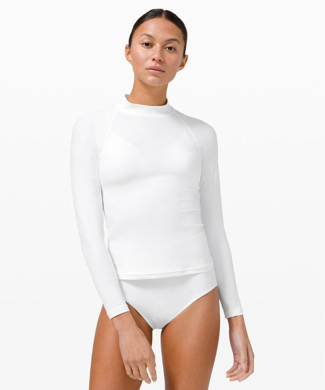 Lululemon Badedrakter Dame Hvite | 04896-KSVP