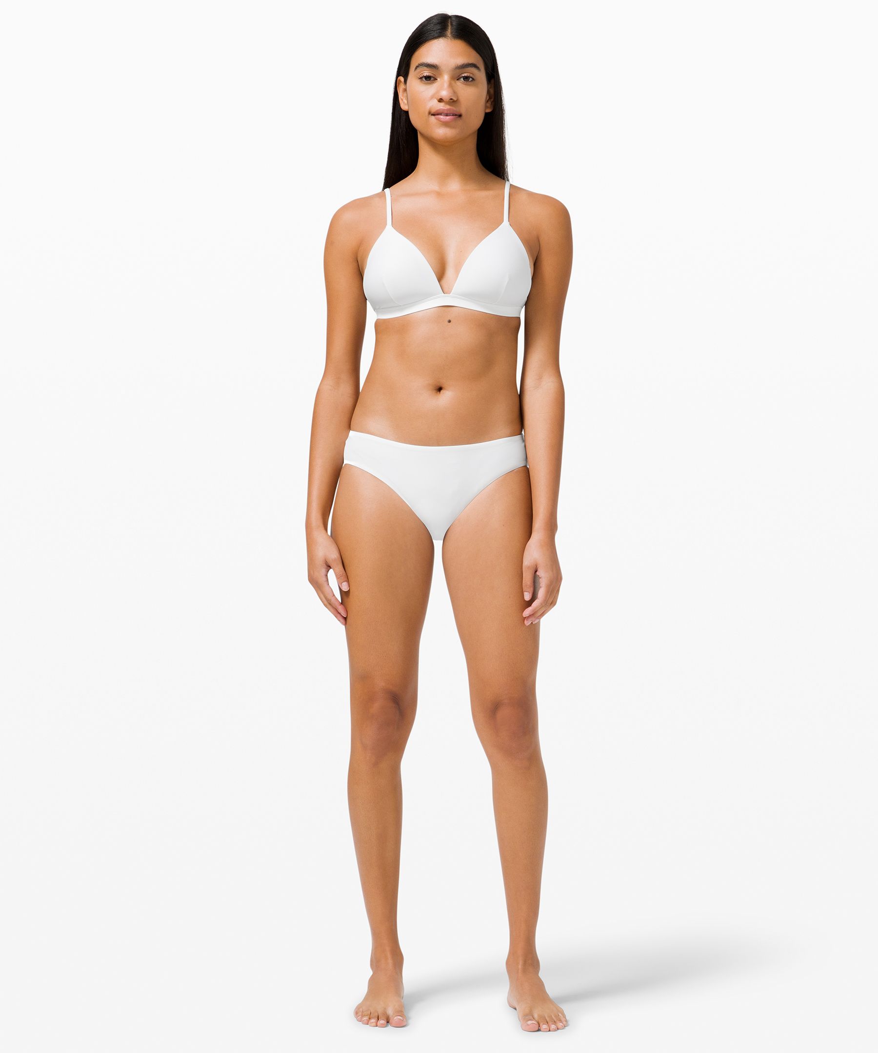 Lululemon Badedrakter Dame Hvite | 15639-HCDP