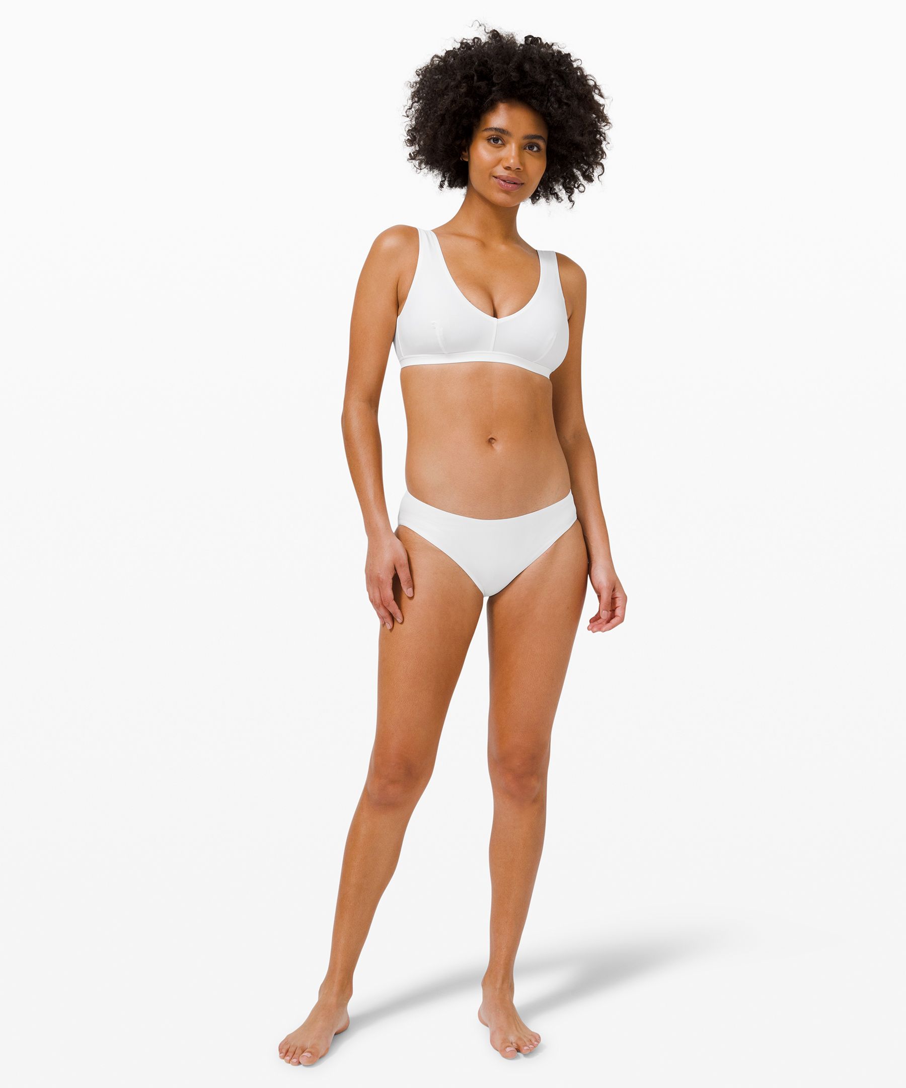 Lululemon Badedrakter Dame Hvite | 28037-XMFA