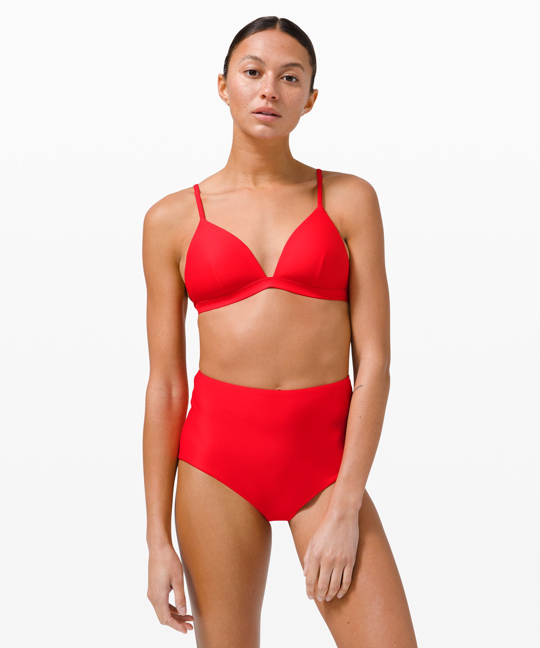 Lululemon Badedrakter Dame Rød | 29736-ZBJI