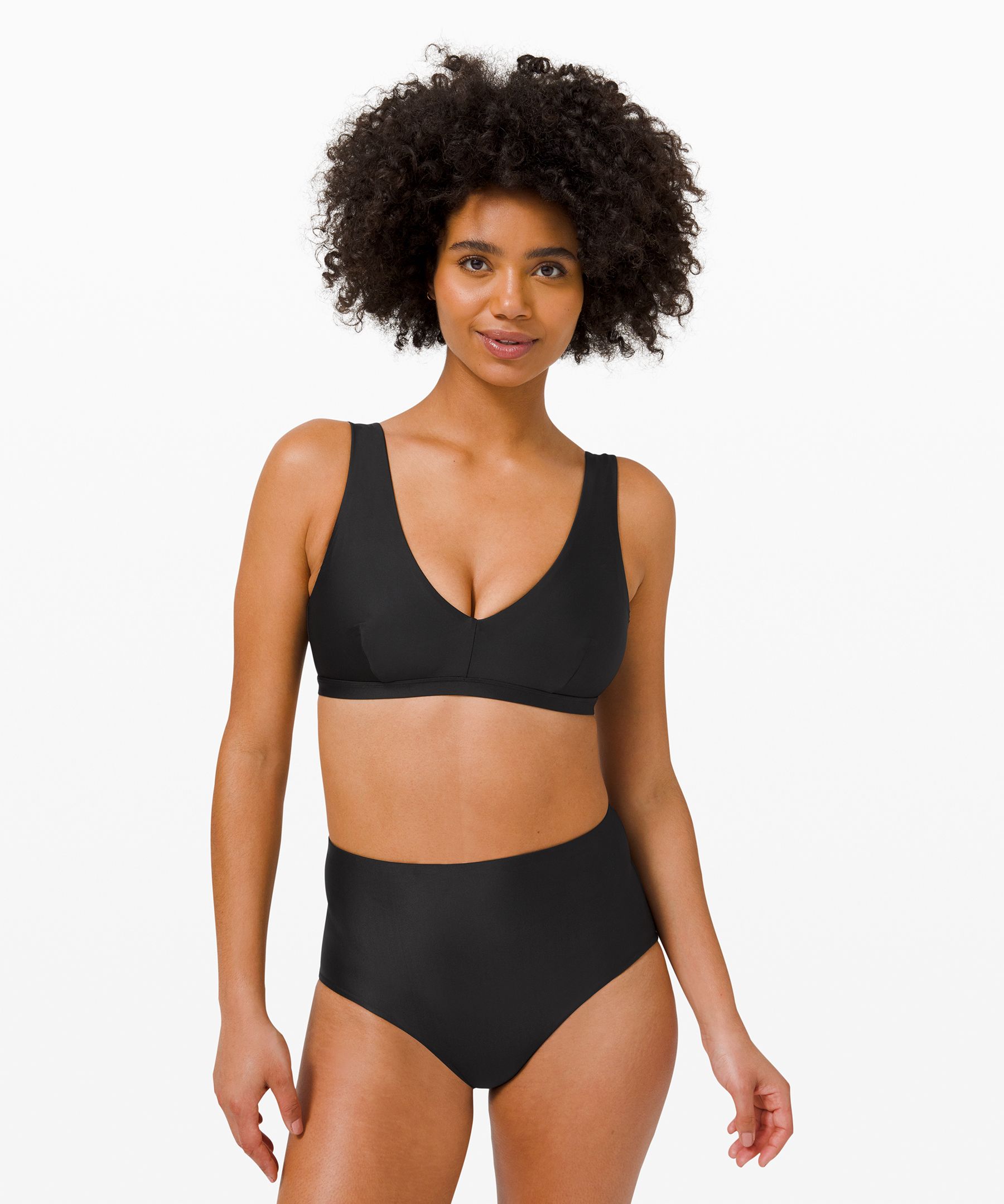 Lululemon Badedrakter Dame Svarte | 15308-YVCF