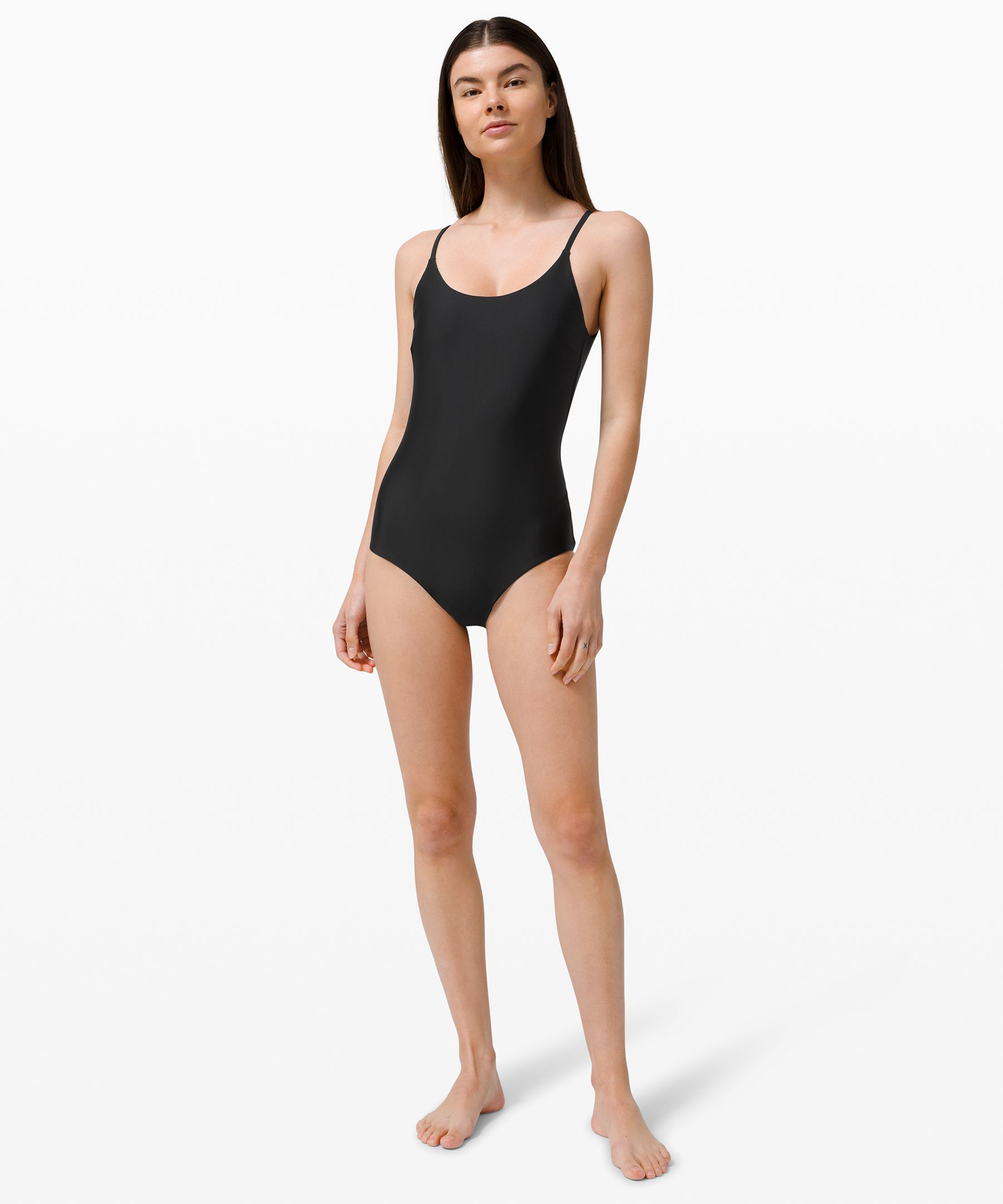 Lululemon Badedrakter Dame Svarte | 31967-AOUG
