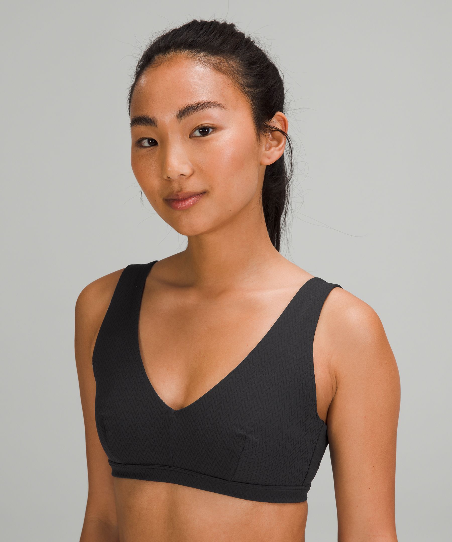 Lululemon Badedrakter Dame Svarte | 85194-LIXC
