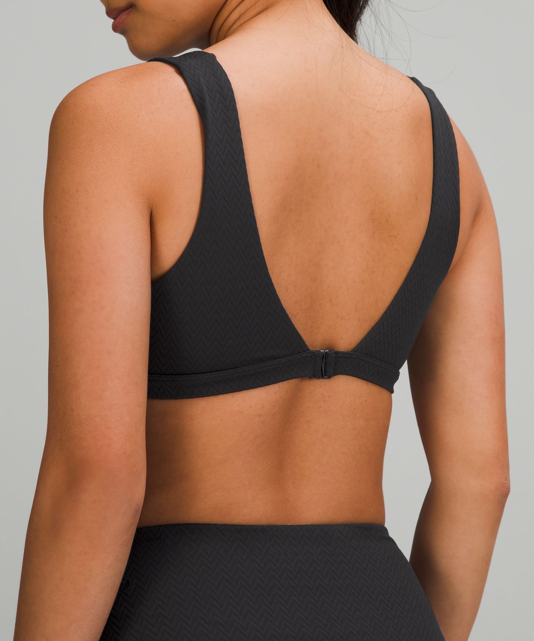 Lululemon Badedrakter Dame Svarte | 85194-LIXC
