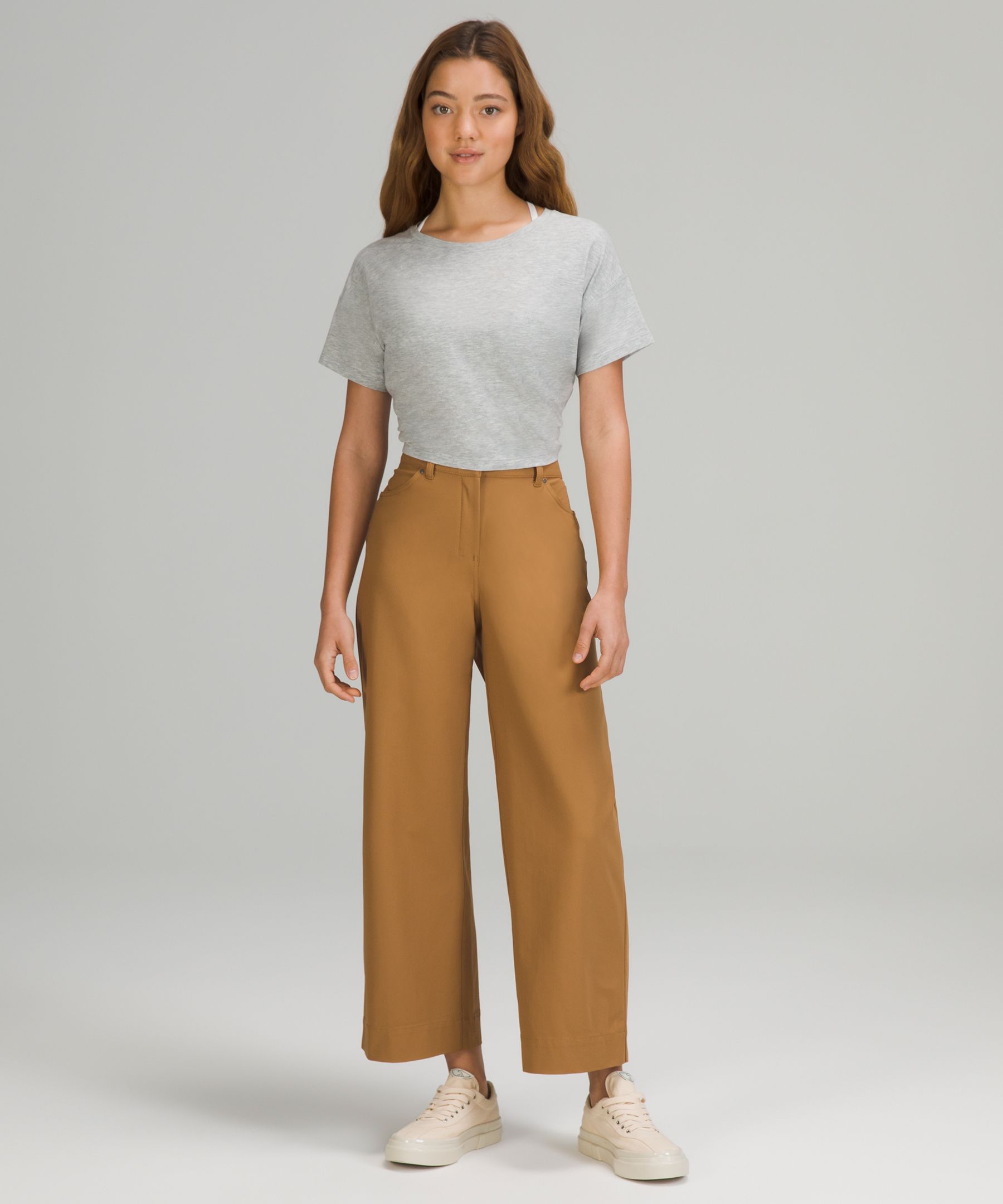 Lululemon Bukser Dame Beige | 56429-TSXP