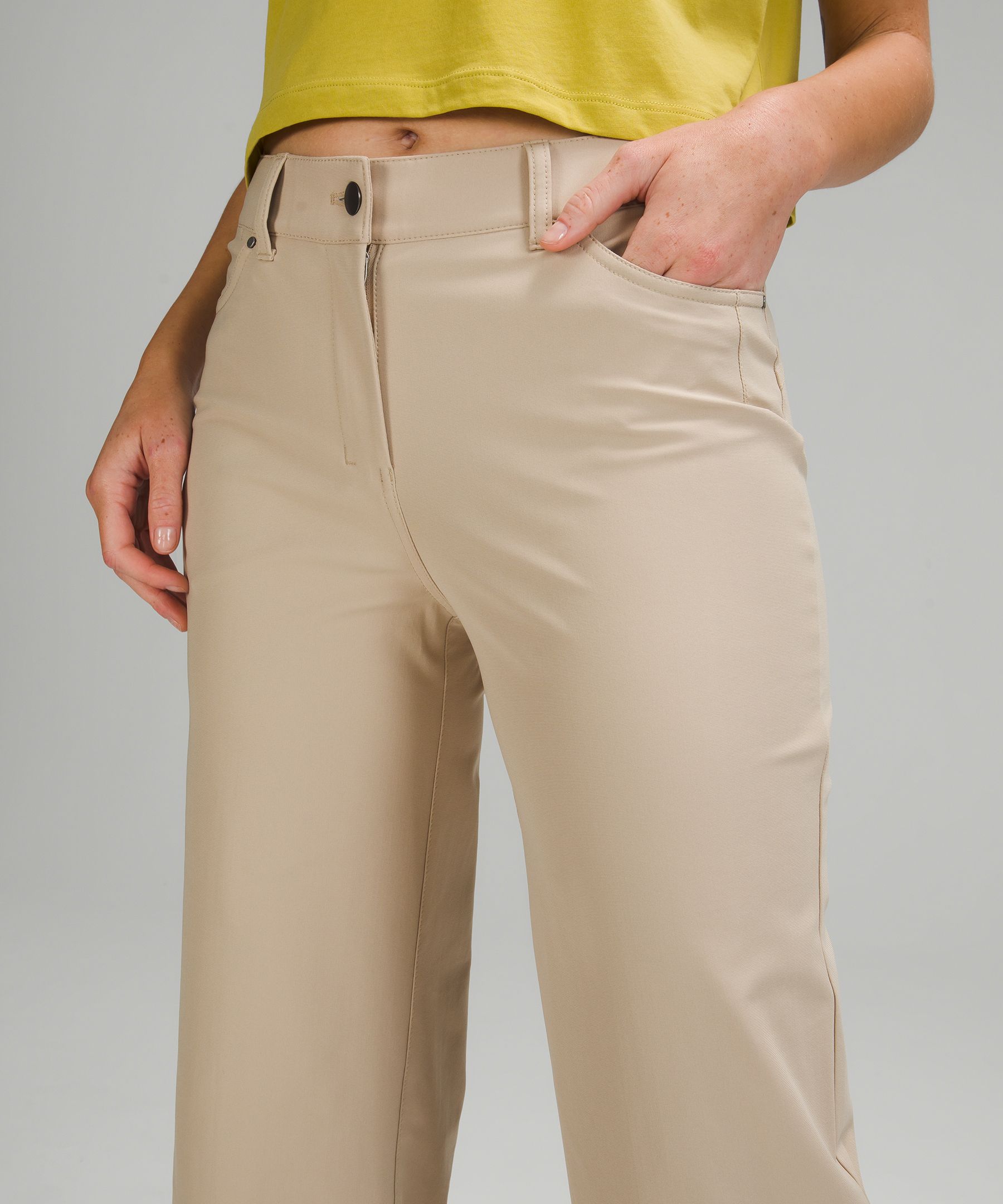 Lululemon Bukser Dame Beige | 60145-ILQU