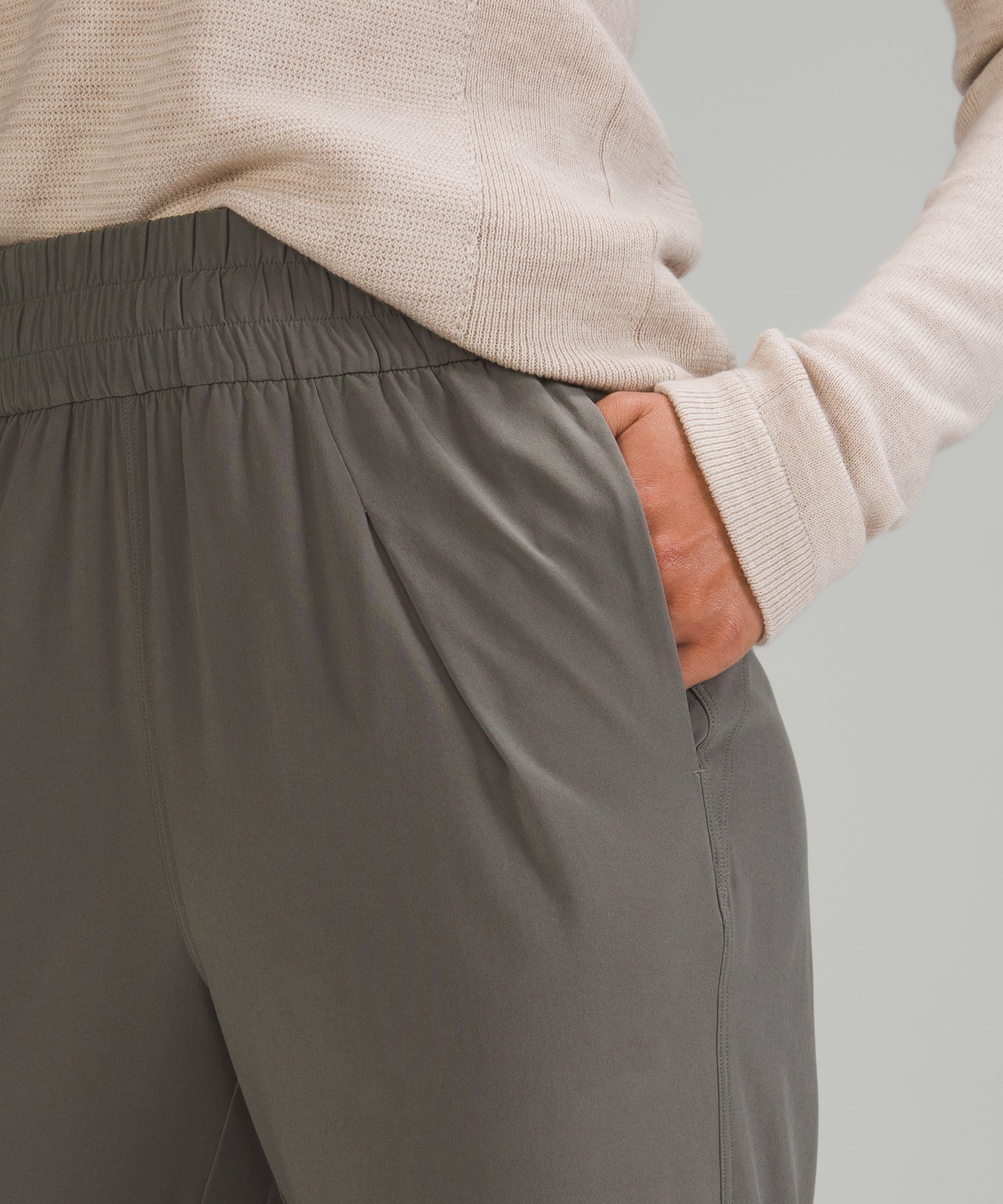 Lululemon Bukser Dame Grå Olivengrønne | 14796-ZRNL