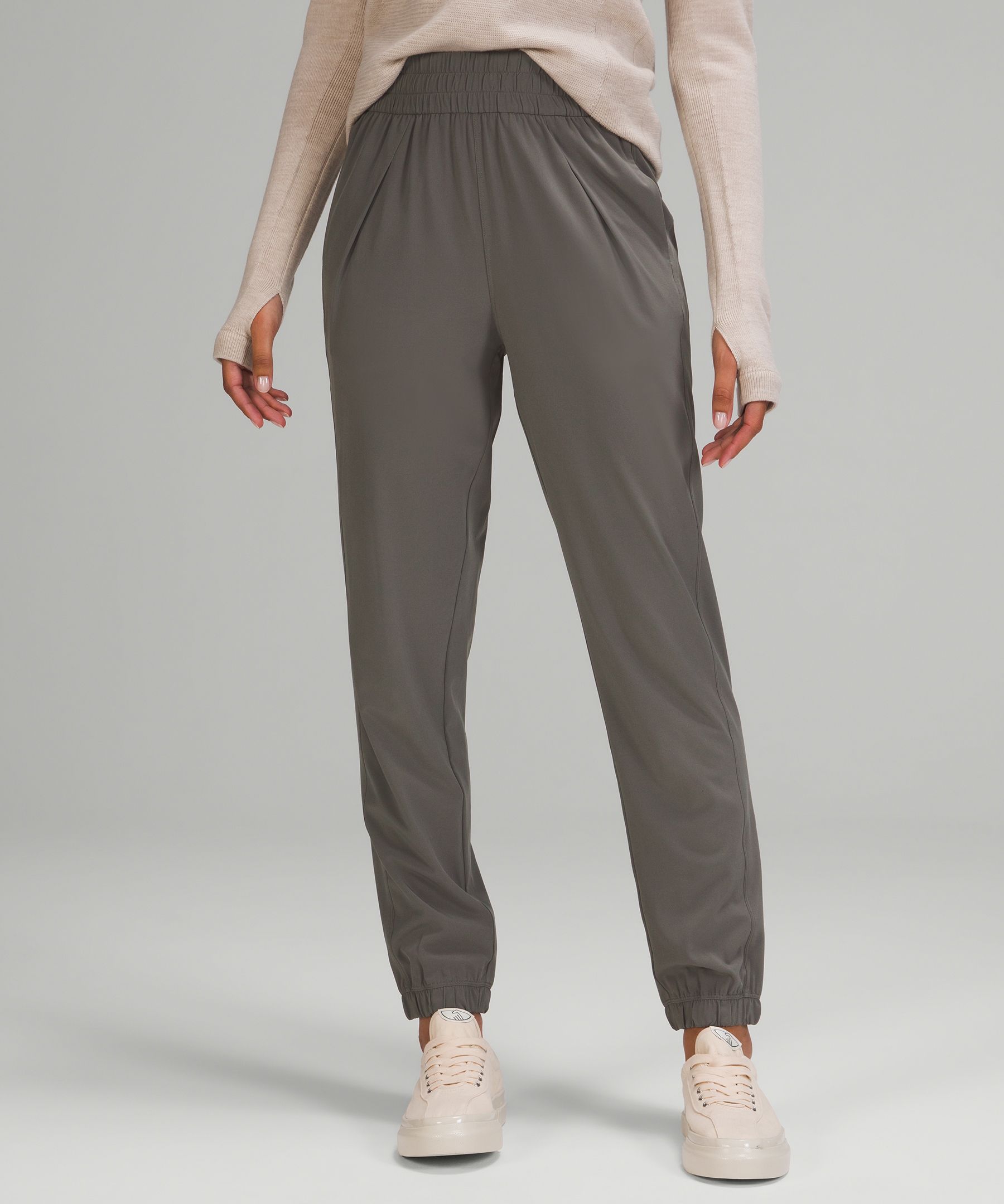 Lululemon Bukser Dame Grå Olivengrønne | 14796-ZRNL