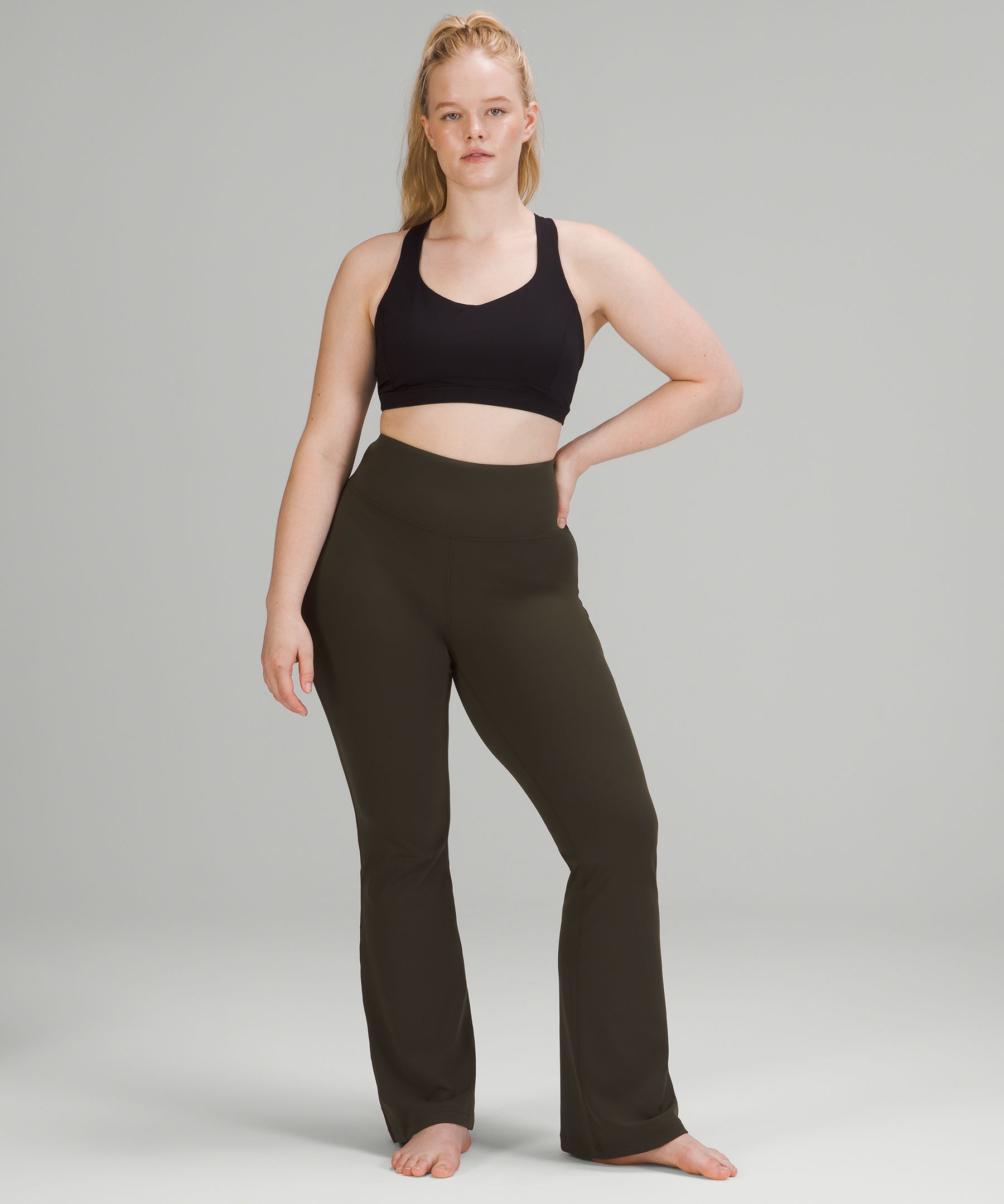 Lululemon Bukser Dame Mørke Olivengrønne | 32578-ZUKO