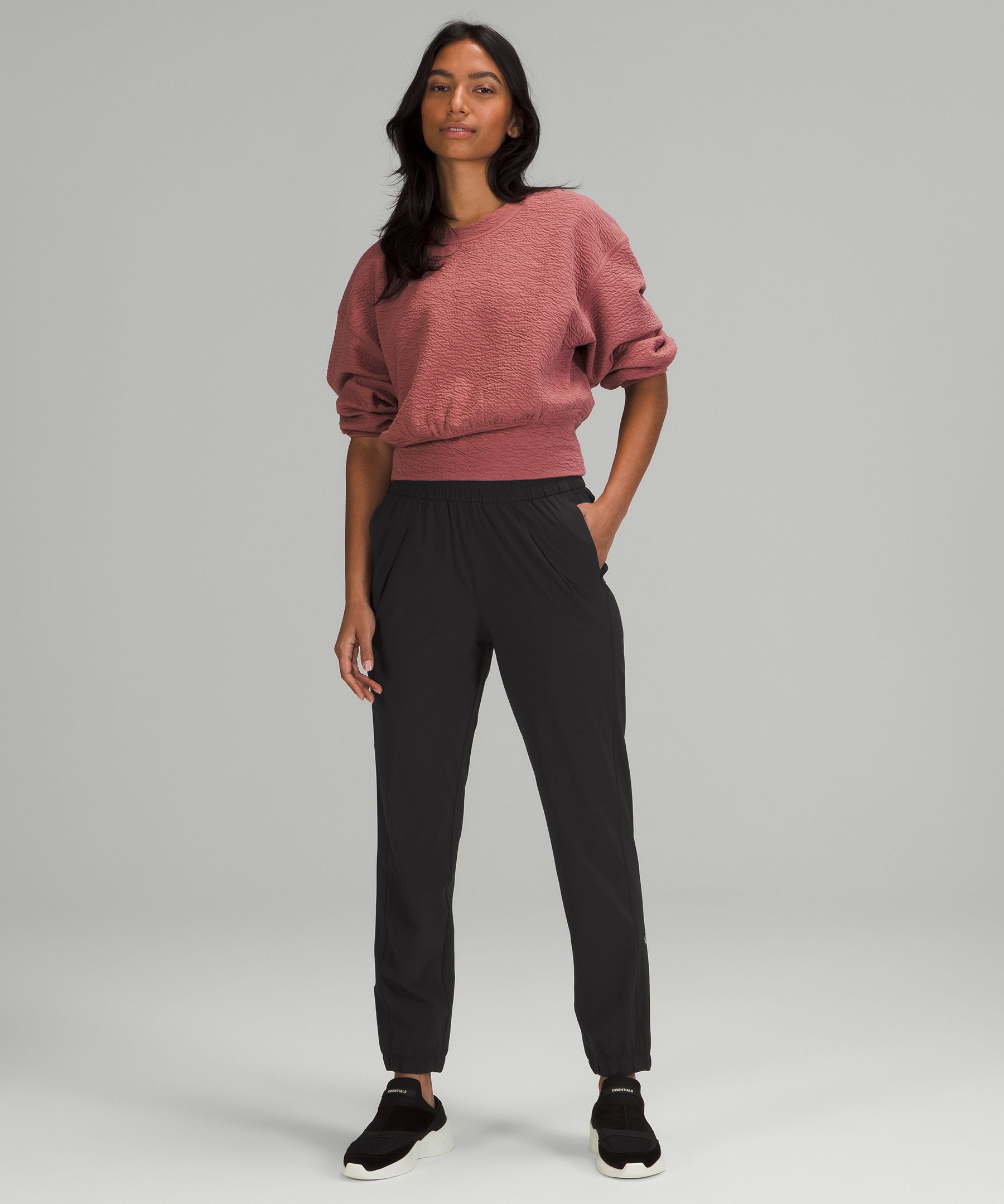 Lululemon Bukser Dame Svarte | 58496-EJNG