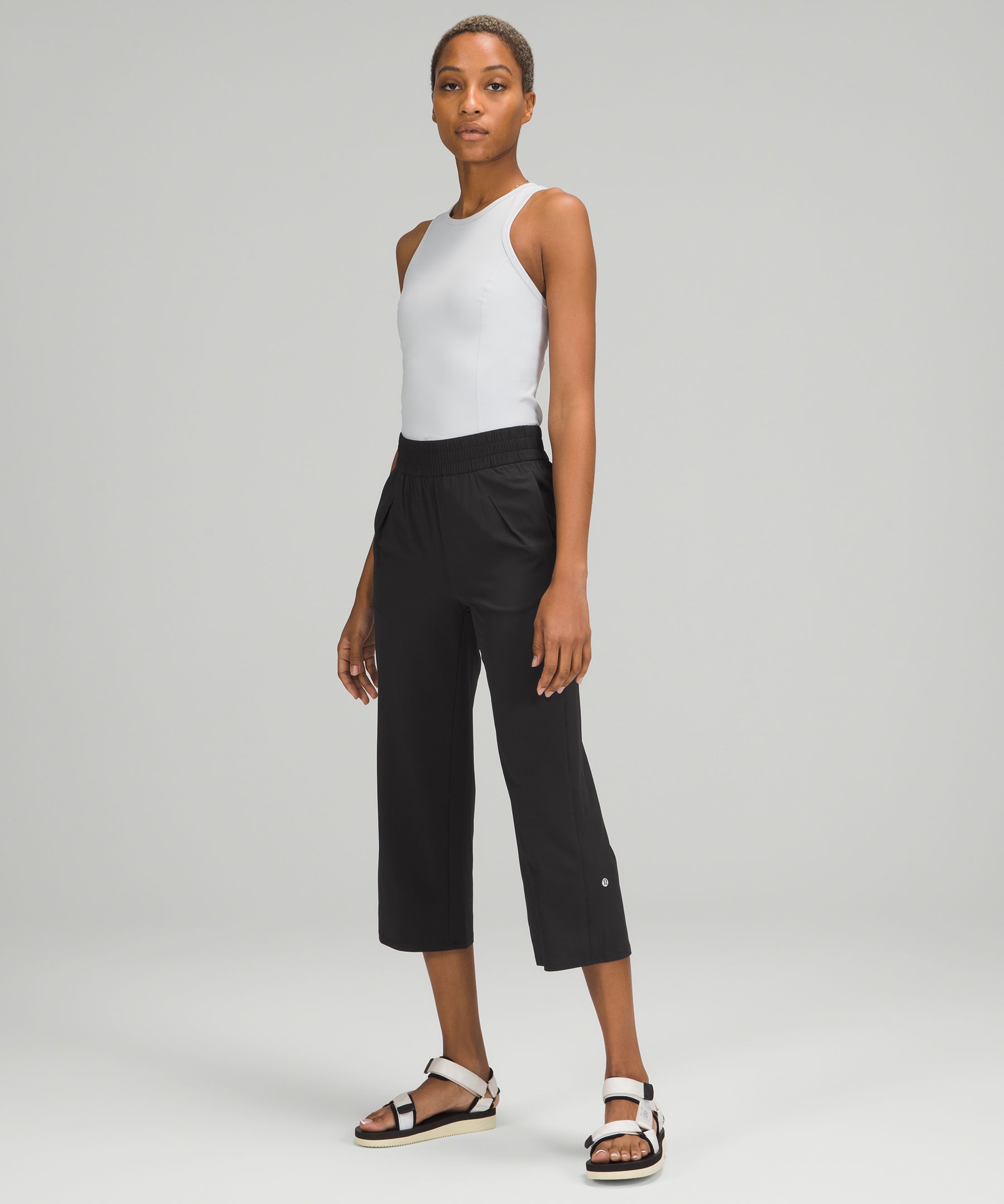 Lululemon Bukser Dame Svarte | 70943-ZFBQ