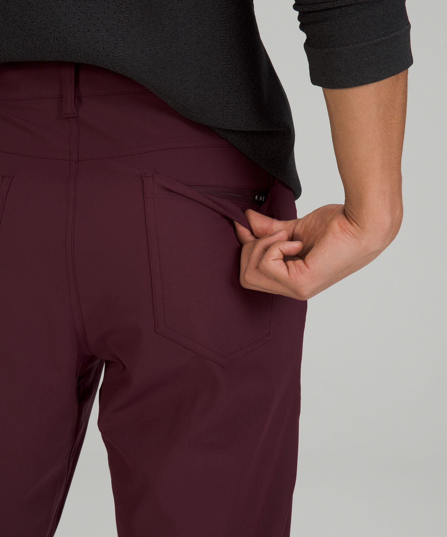 Lululemon Bukser Herre Burgunder | 96845-EDZA