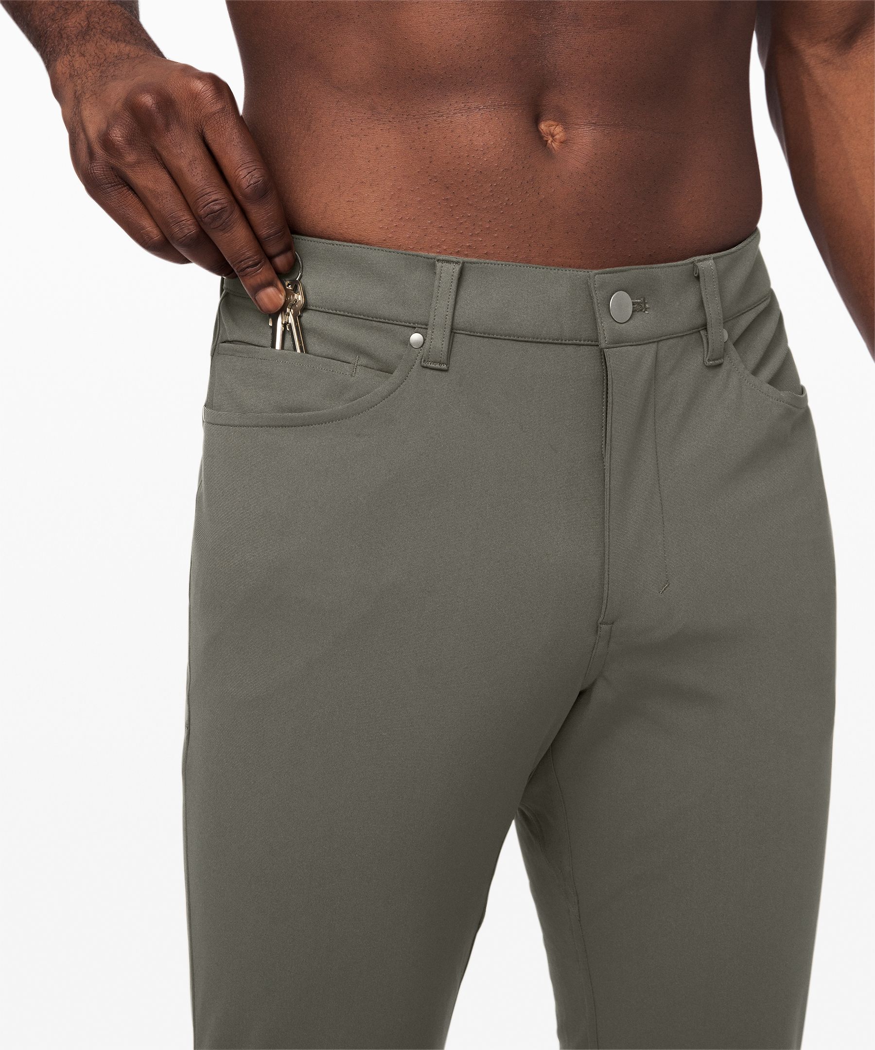 Lululemon Bukser Herre Grå Olivengrønne | 42931-KAER