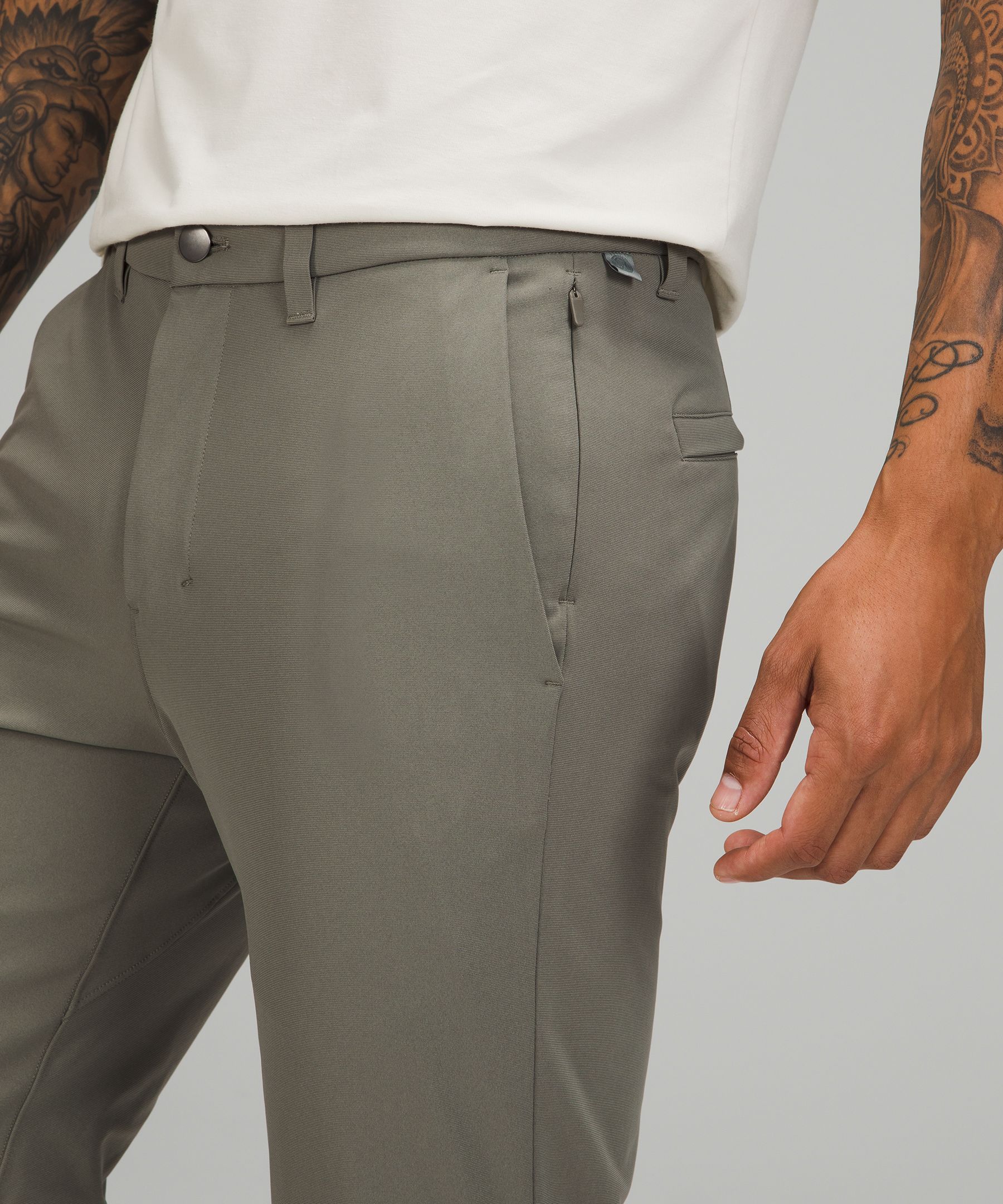 Lululemon Bukser Herre Grå Olivengrønne | 92071-ZSNF