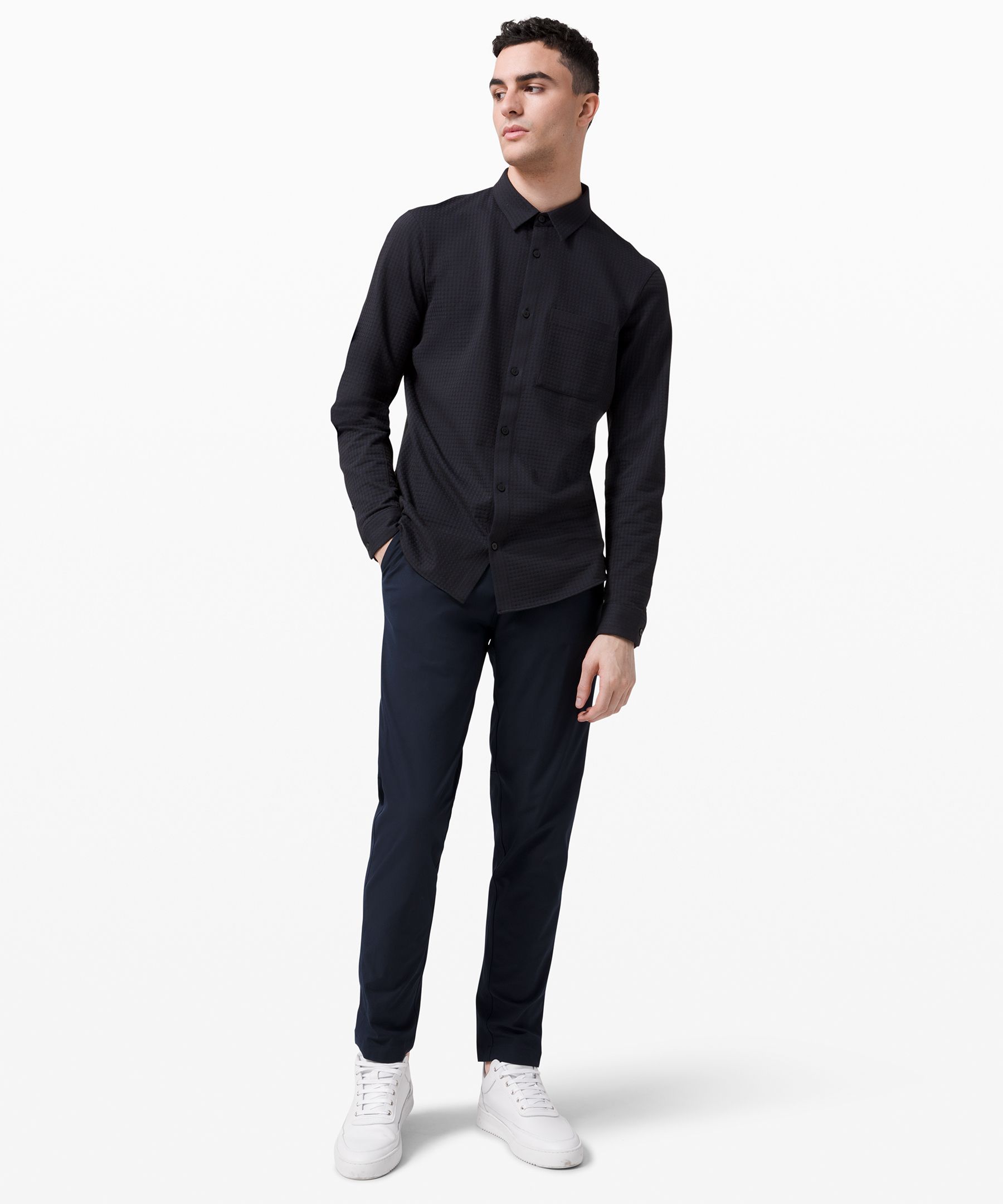 Lululemon Bukser Herre Marineblå | 97340-HPJX