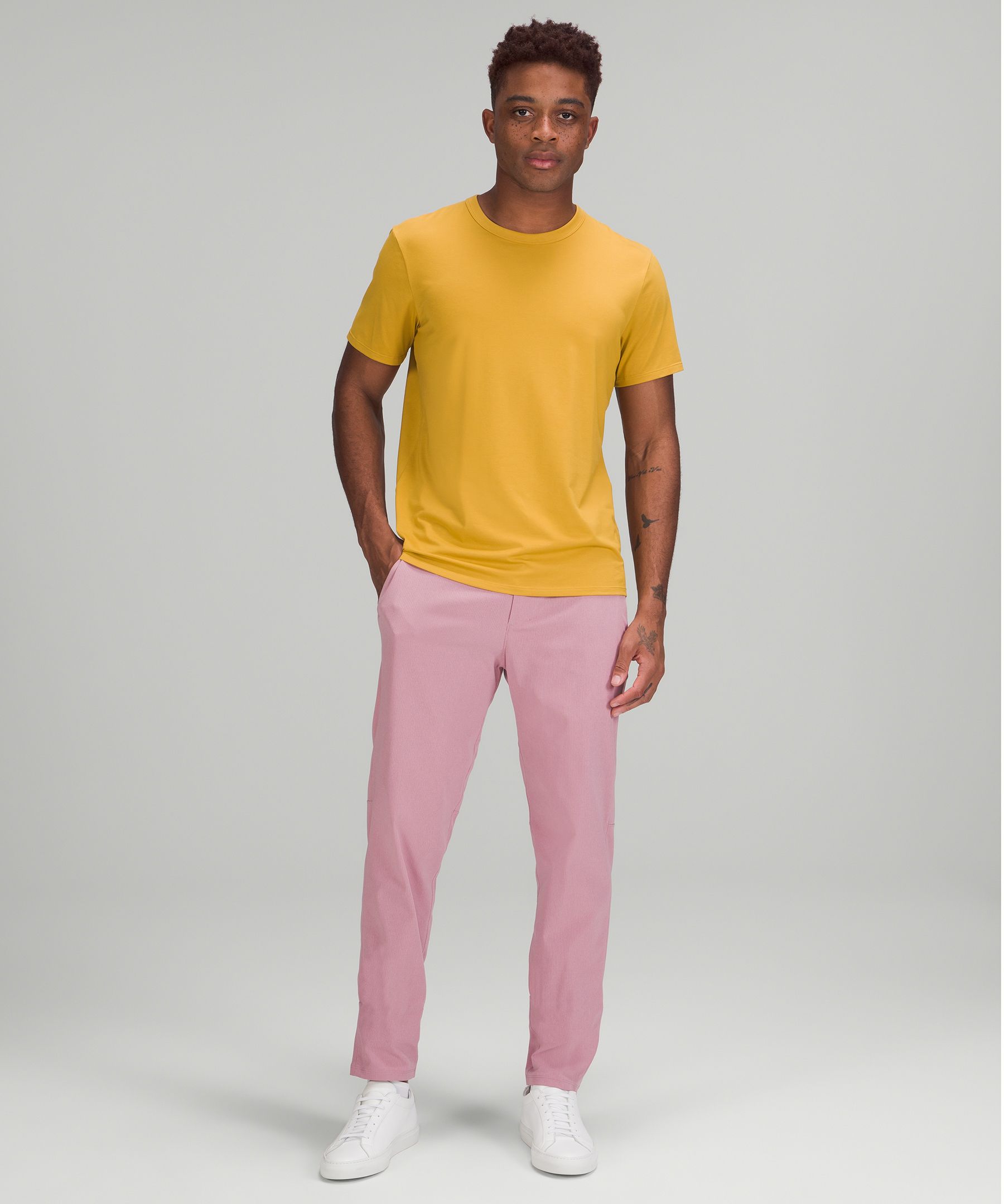 Lululemon Bukser Herre Rosa | 26978-ULRD