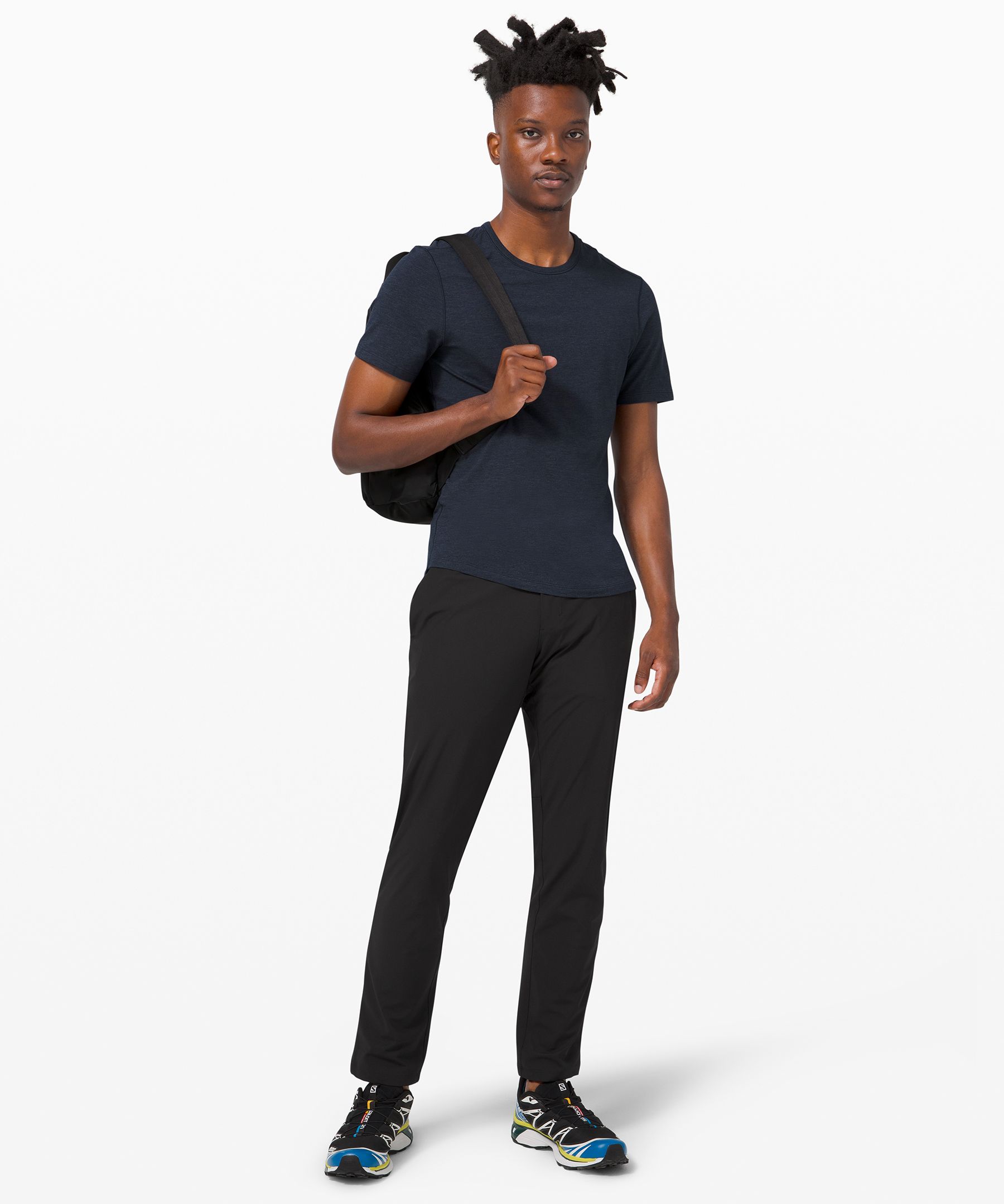 Lululemon Bukser Herre Svarte | 85023-MDHT