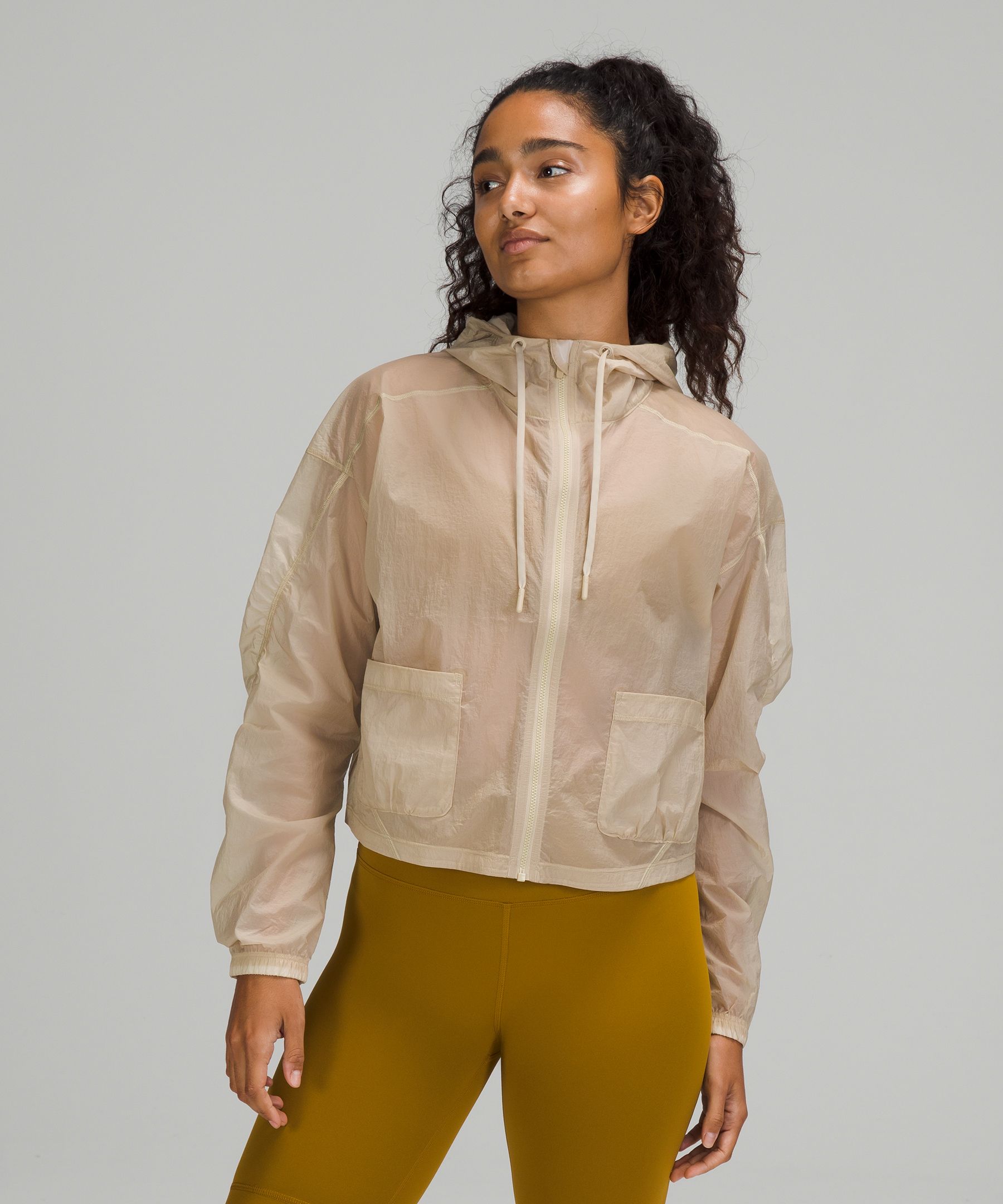 Lululemon Jakke Dame Beige | 18073-VWUL