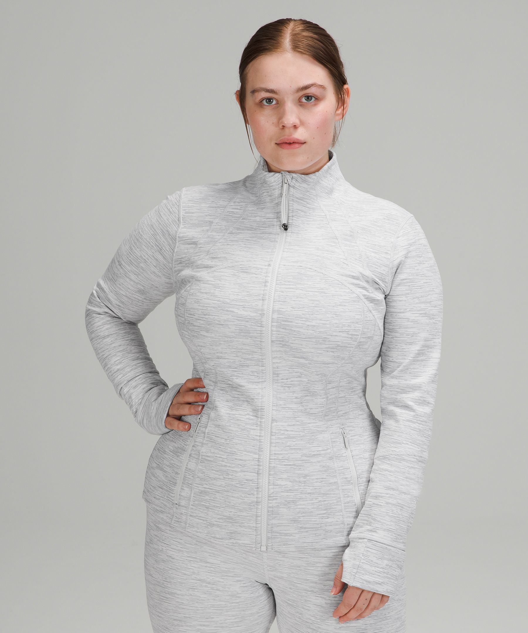 Lululemon Jakke Dame Grå | 10874-XLUN