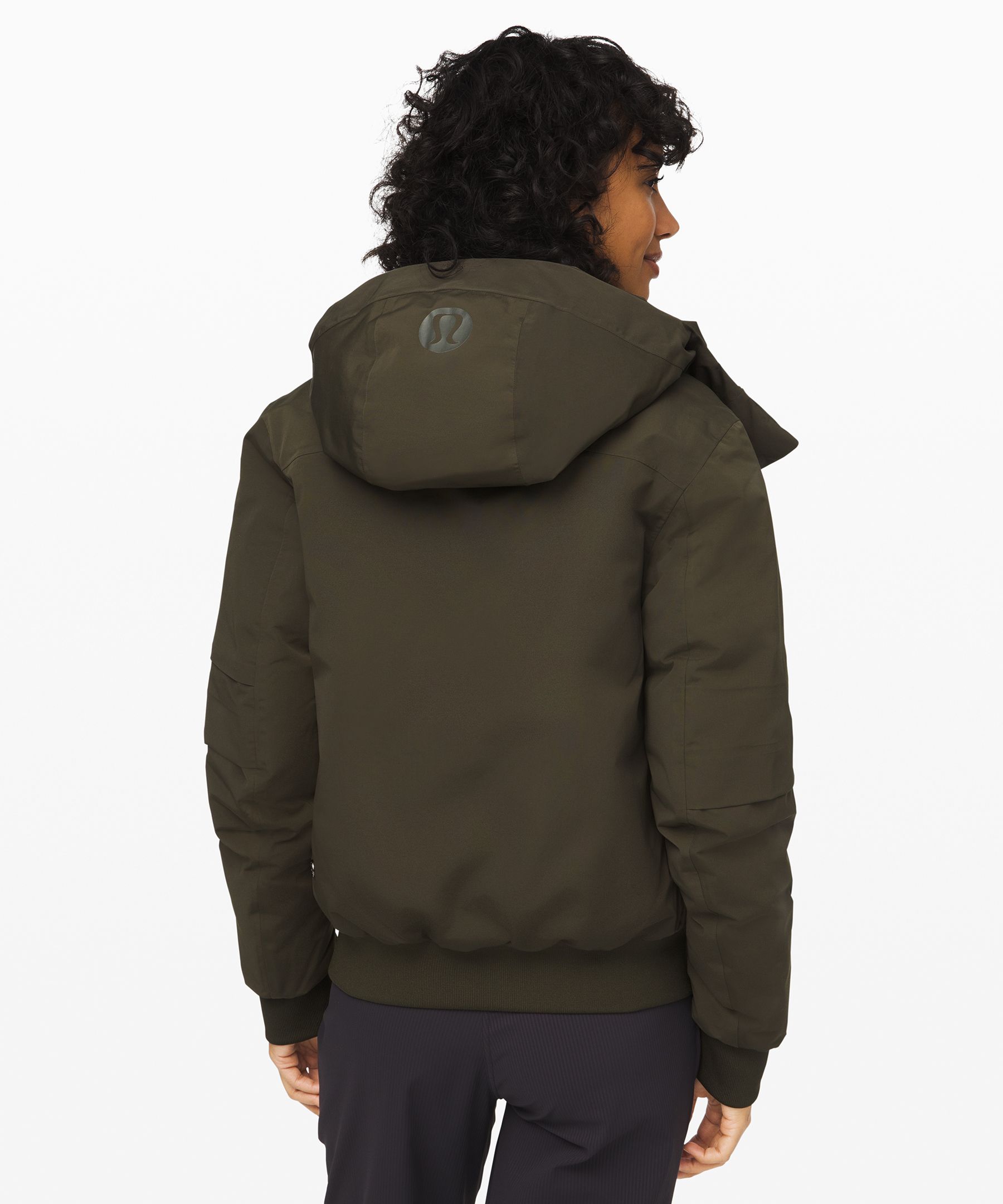 Lululemon Jakke Dame Mørke Olivengrønne | 21049-HXQO