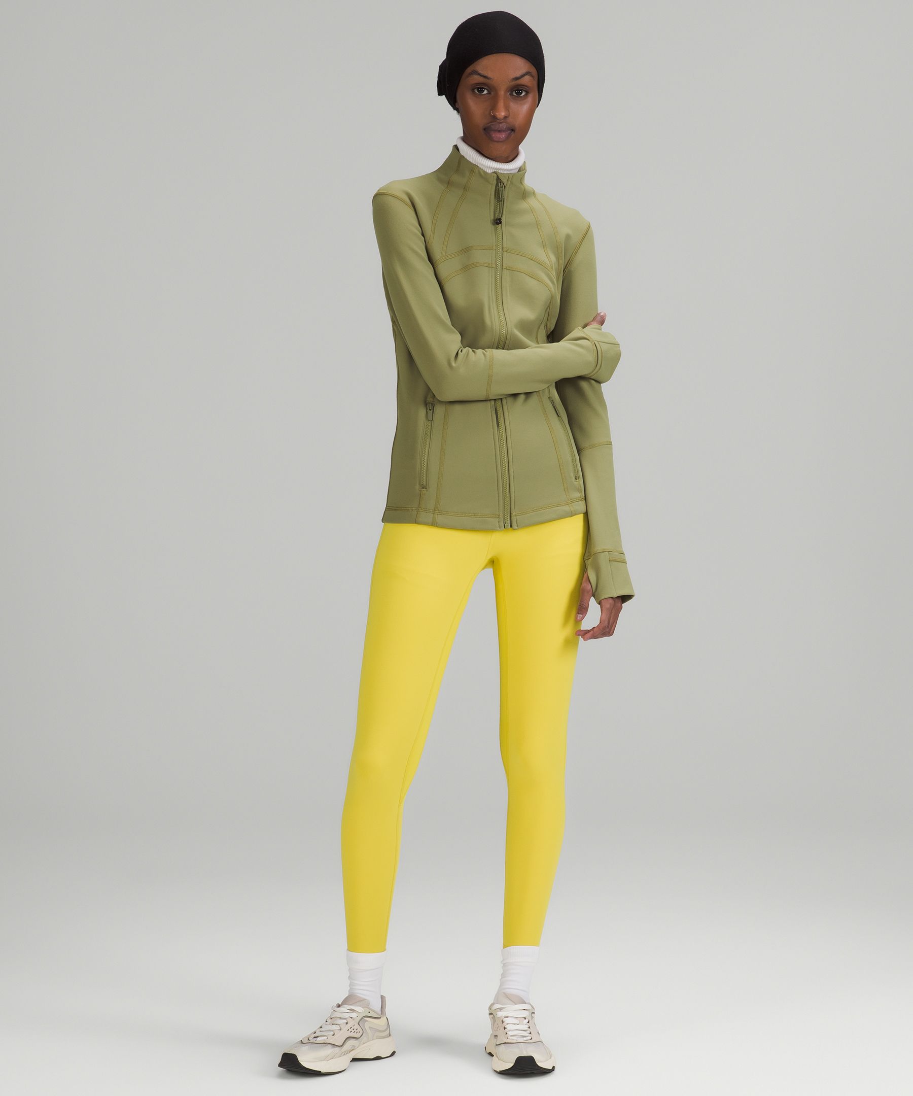 Lululemon Jakke Dame Olivengrønne | 18976-AMUR