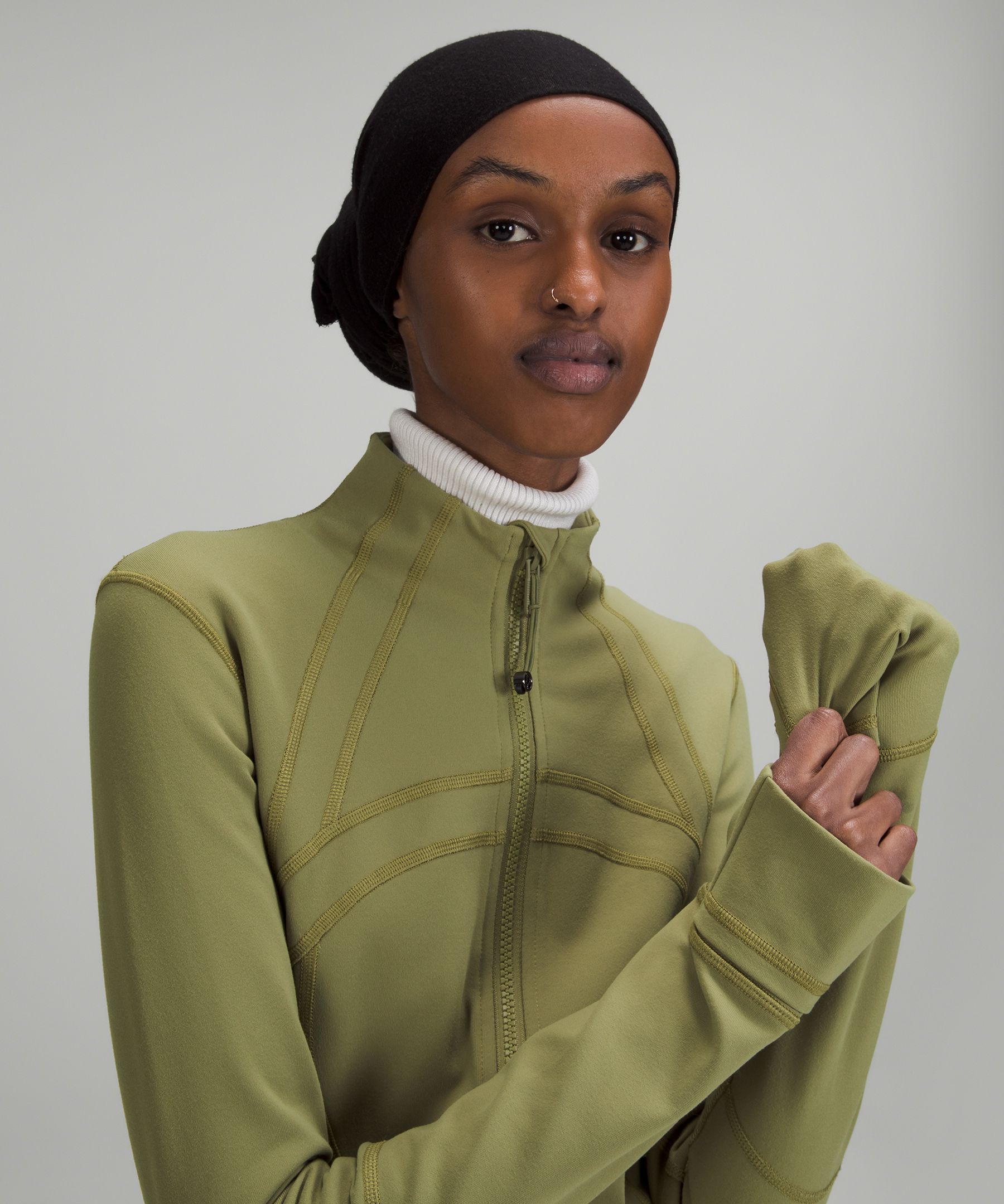 Lululemon Jakke Dame Olivengrønne | 18976-AMUR