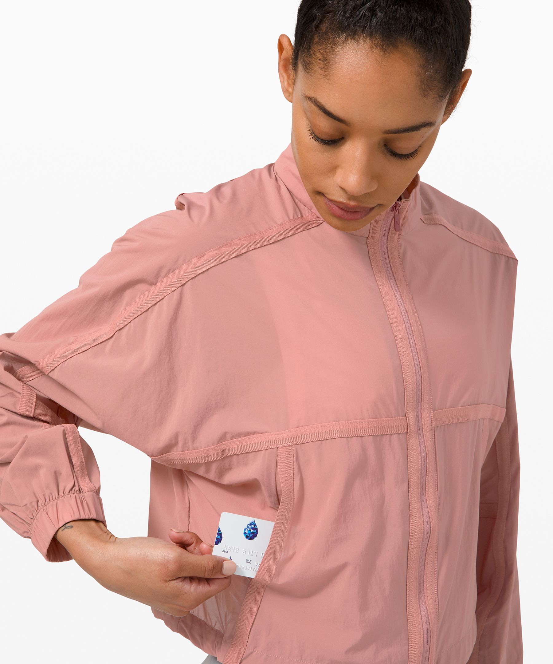 Lululemon Jakke Dame Rosa | 06571-GBDU