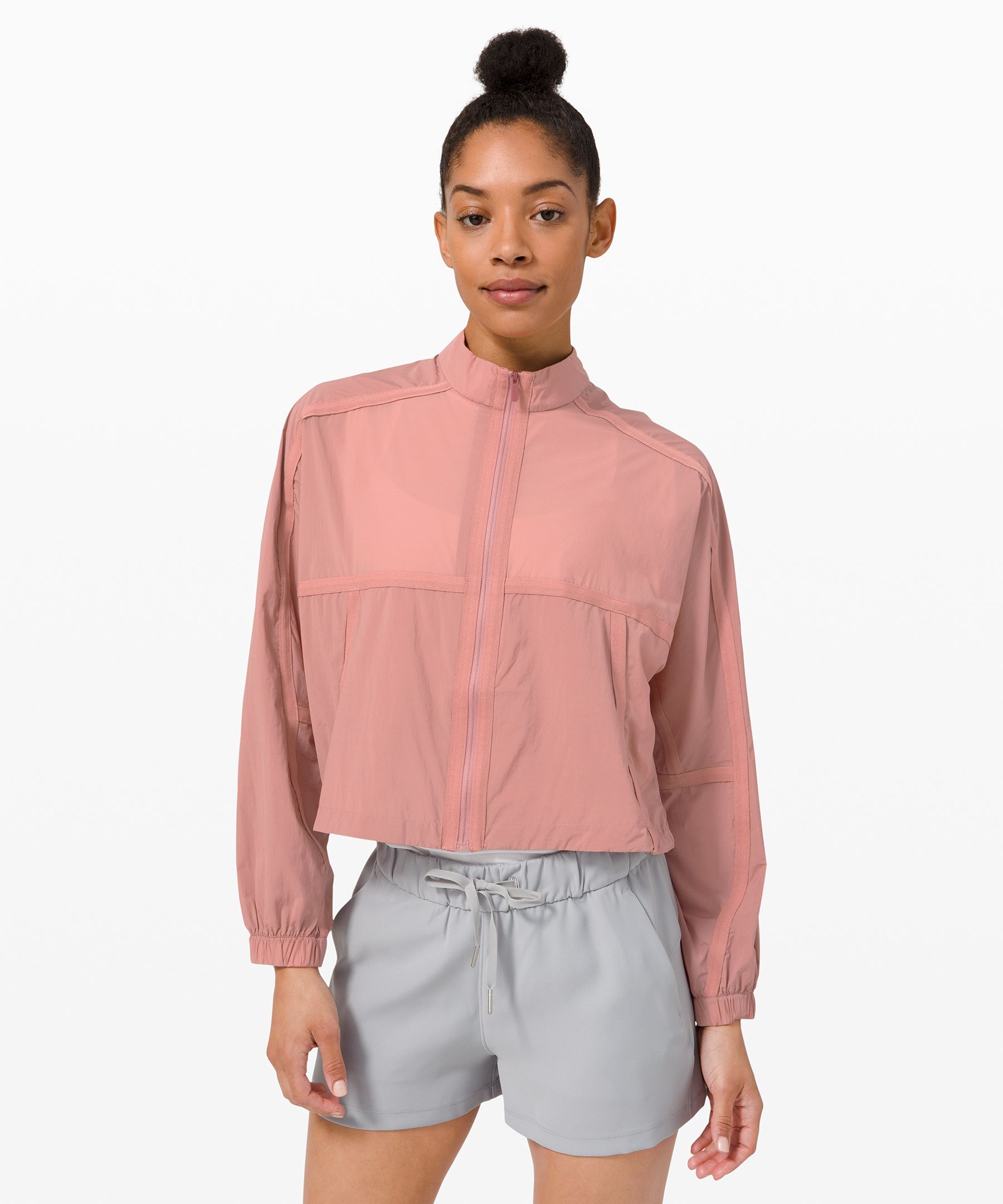 Lululemon Jakke Dame Rosa | 06571-GBDU