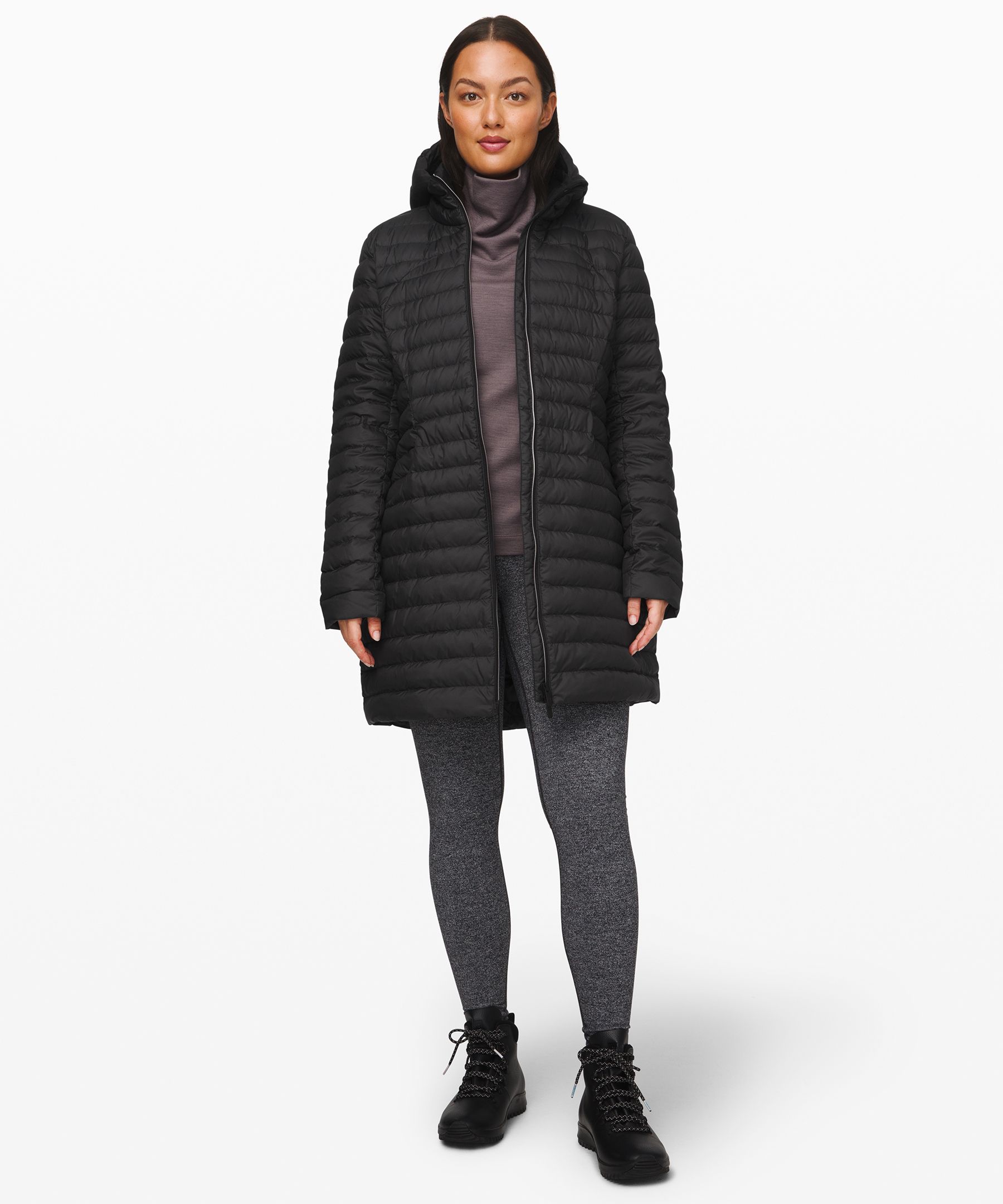 Lululemon Jakke Dame Svarte | 43769-KAWD