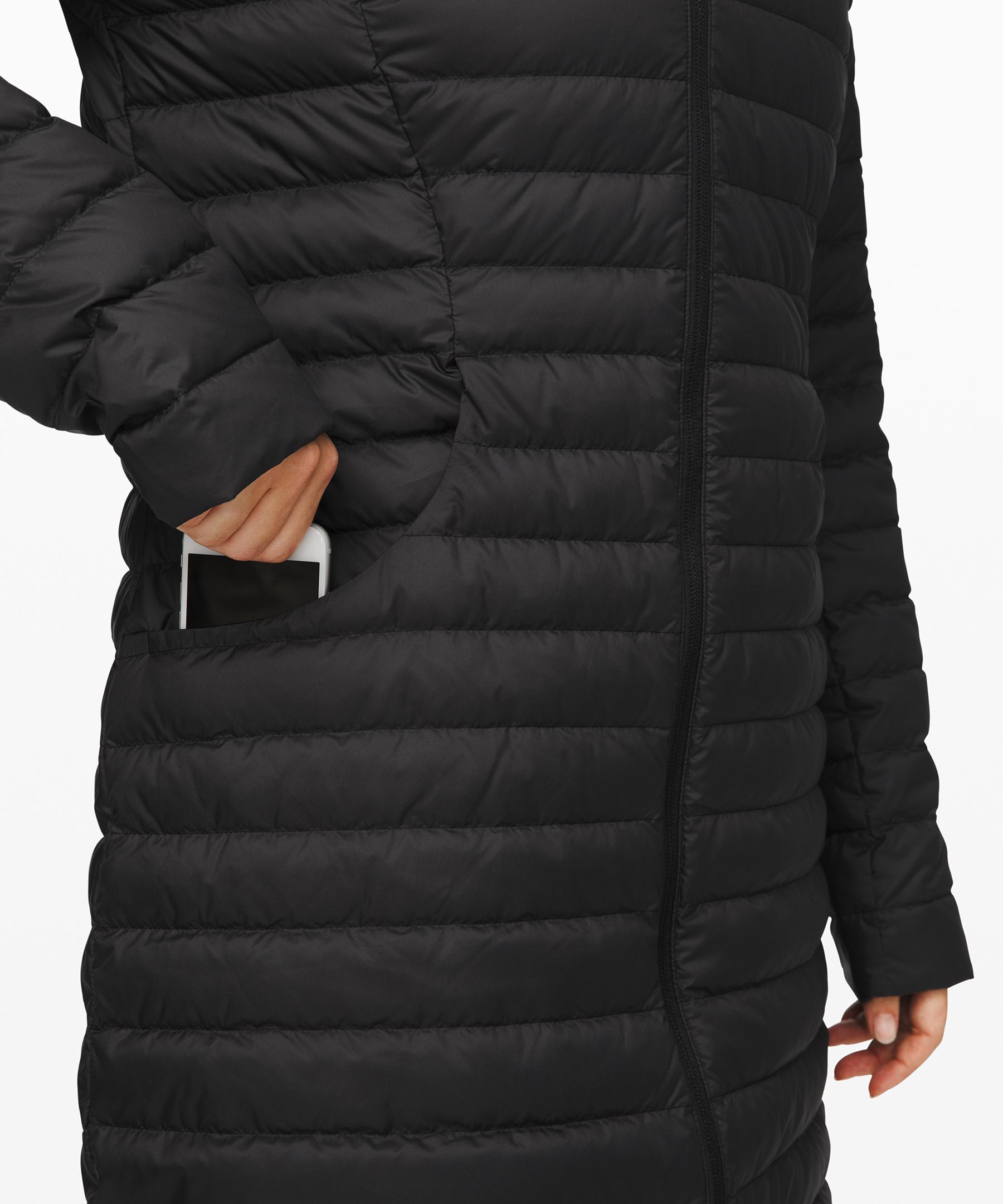 Lululemon Jakke Dame Svarte | 43769-KAWD