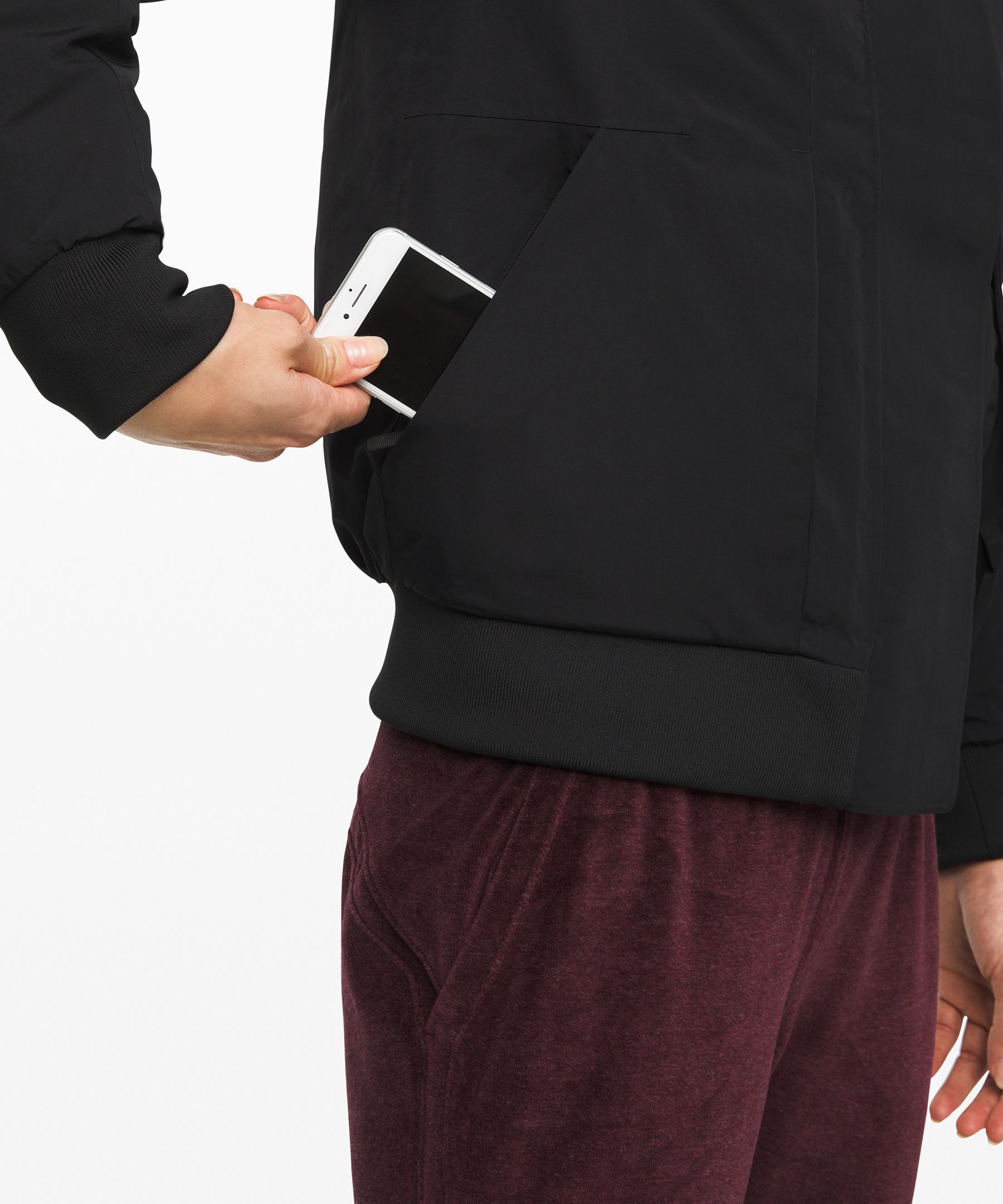 Lululemon Jakke Dame Svarte | 50748-RKUV