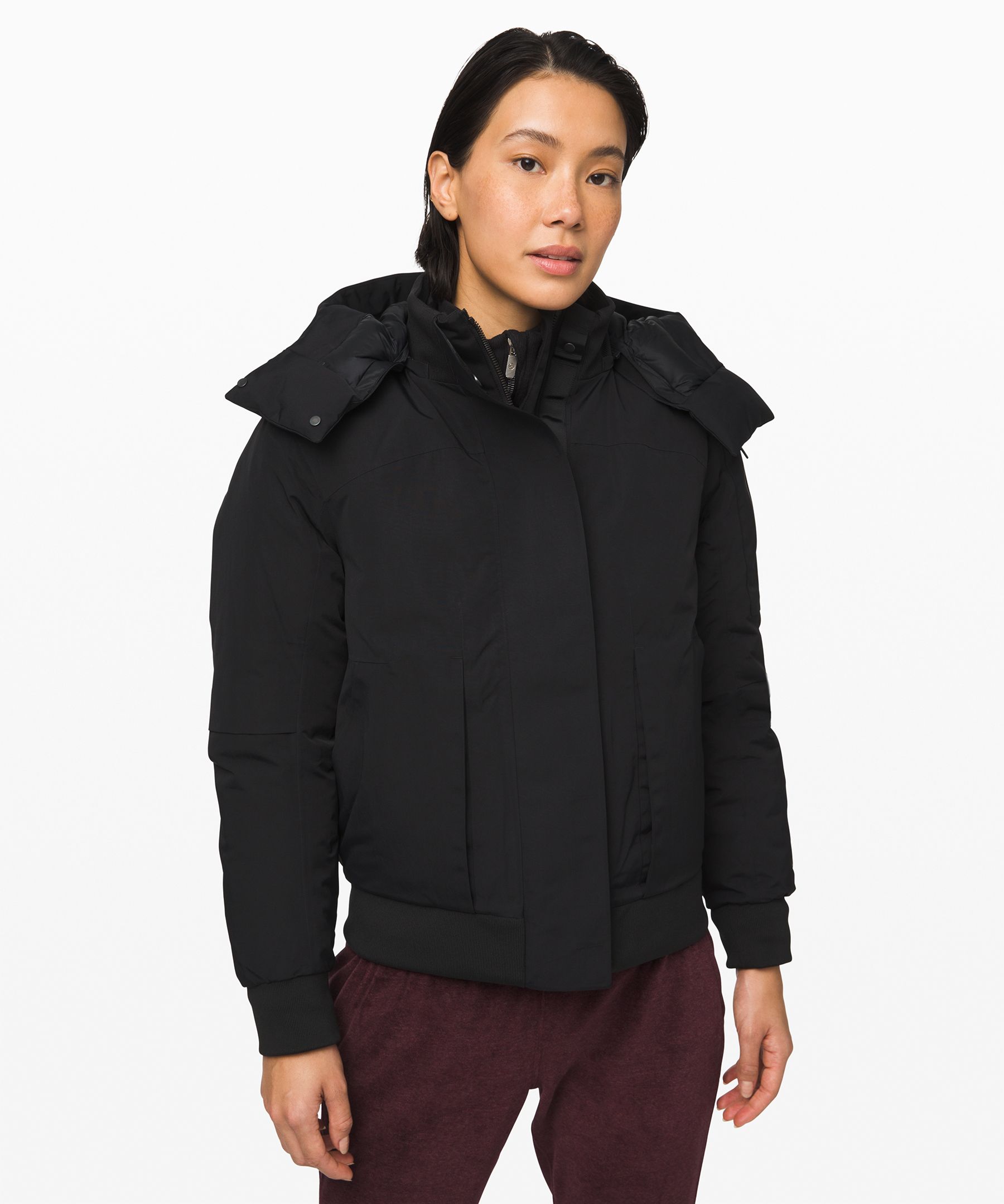 Lululemon Jakke Dame Svarte | 50748-RKUV