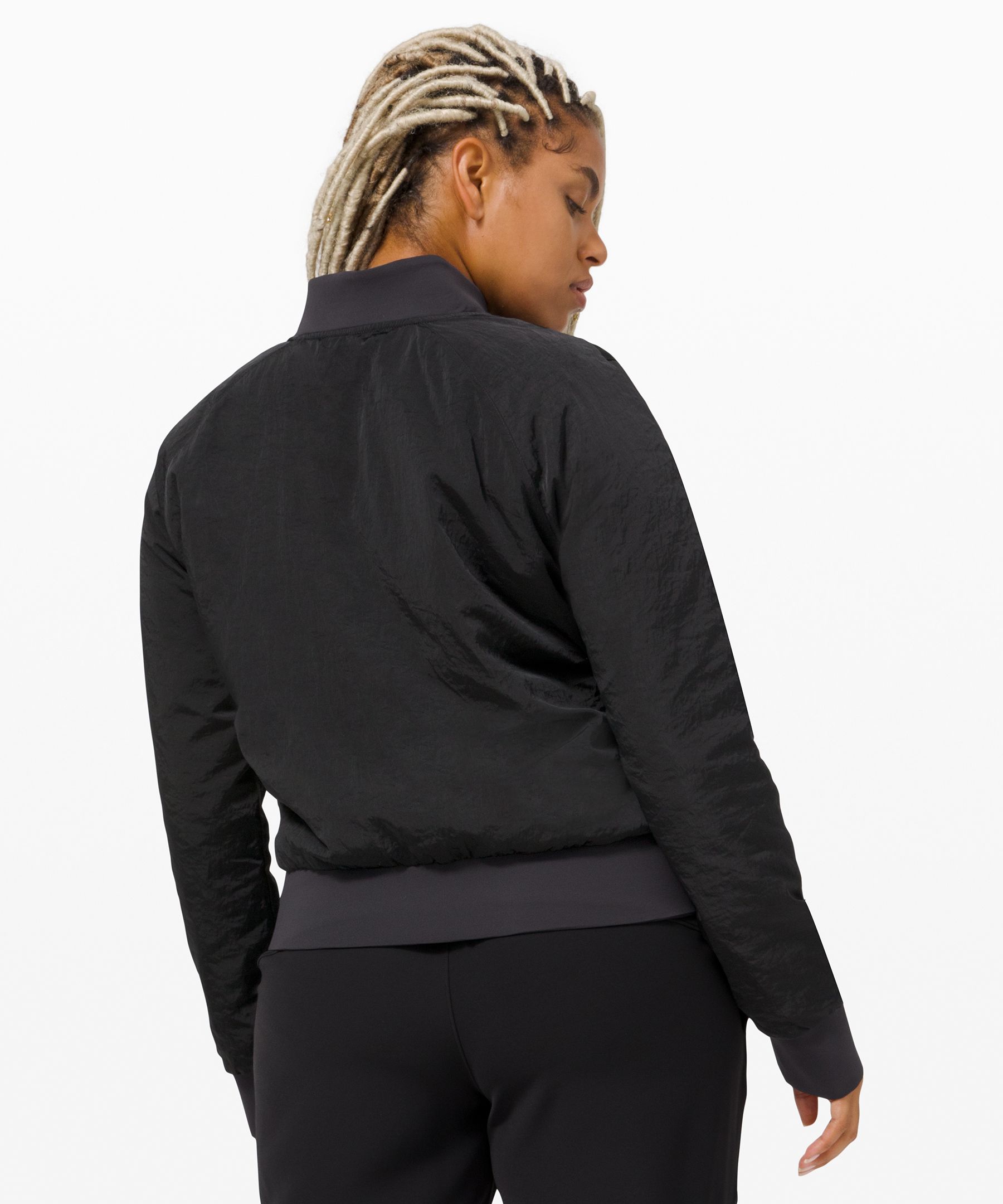 Lululemon Jakke Dame Svarte | 54291-OZVY