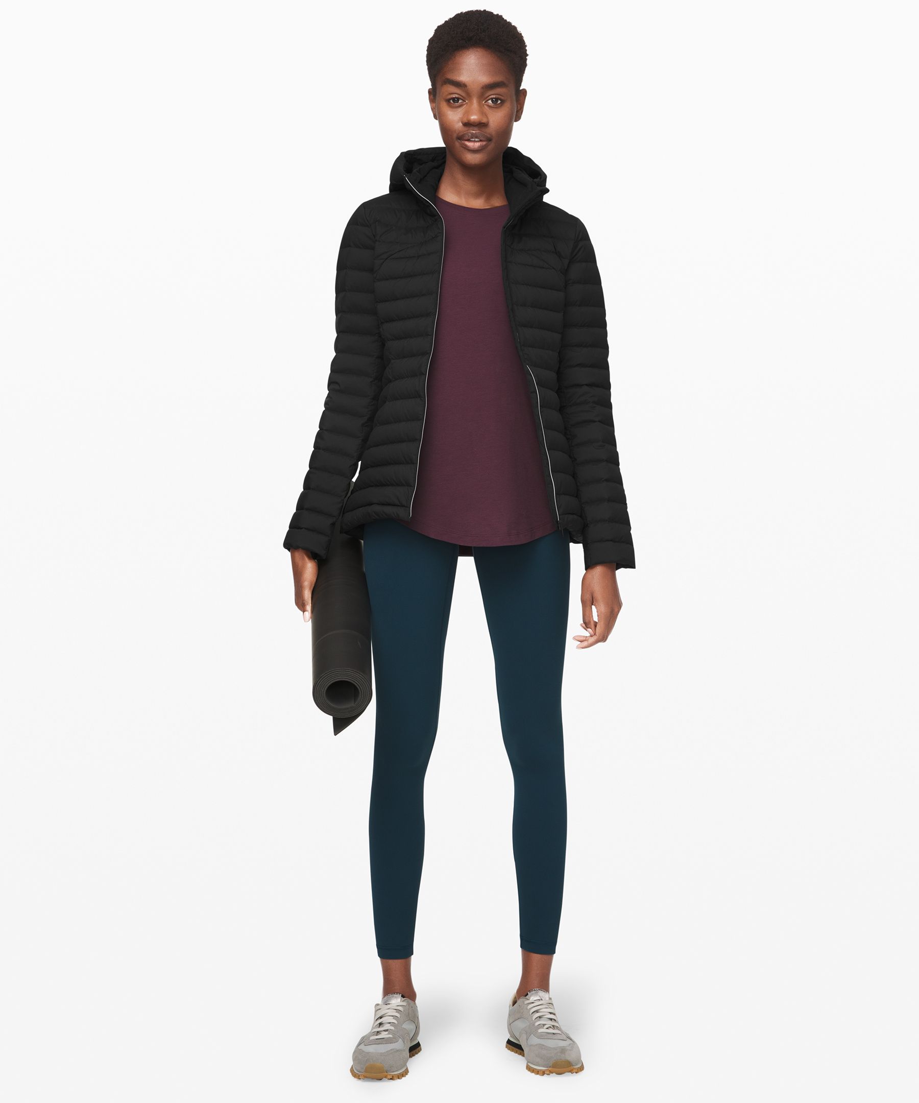 Lululemon Jakke Dame Svarte | 61035-JYZI