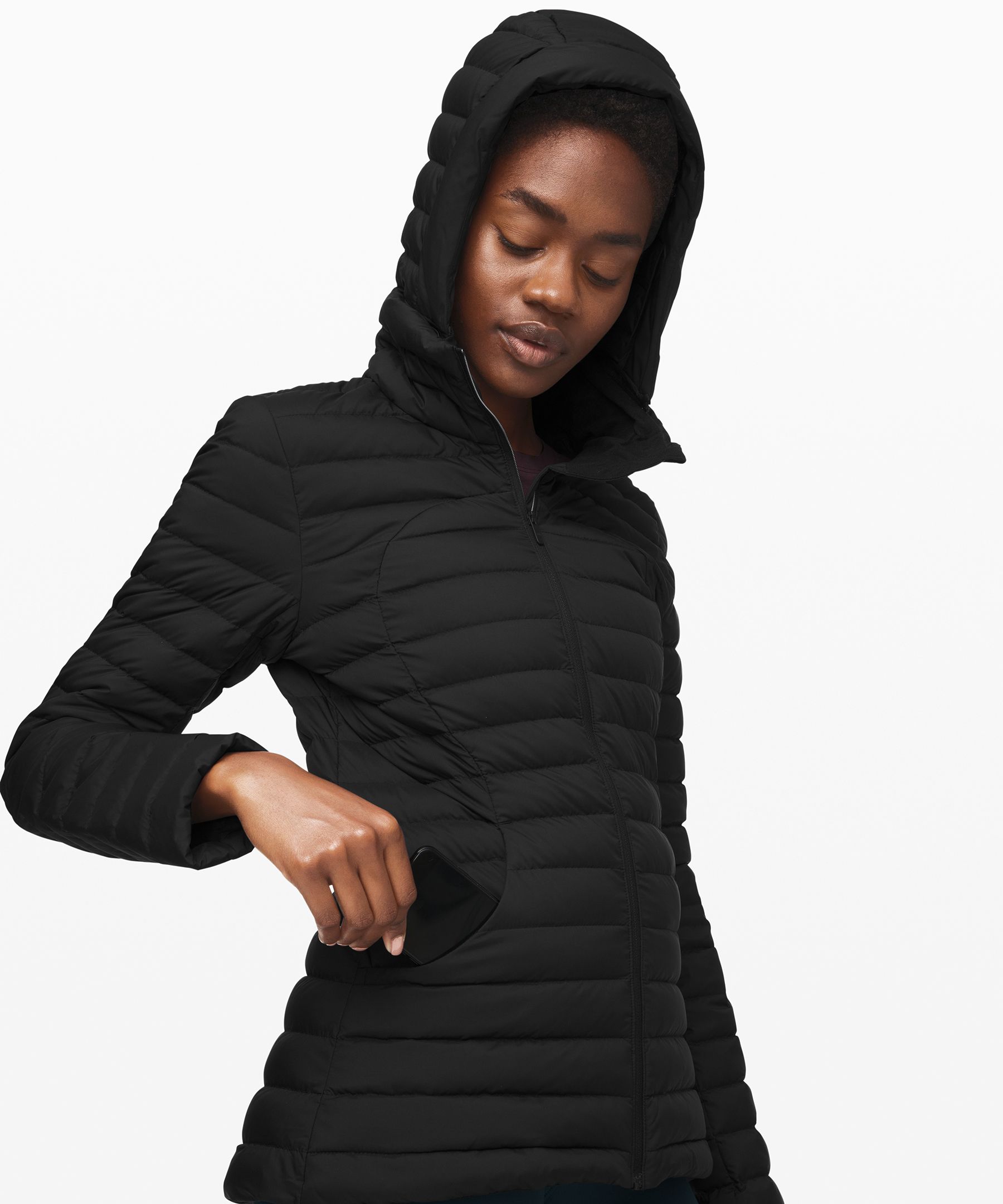 Lululemon Jakke Dame Svarte | 61035-JYZI