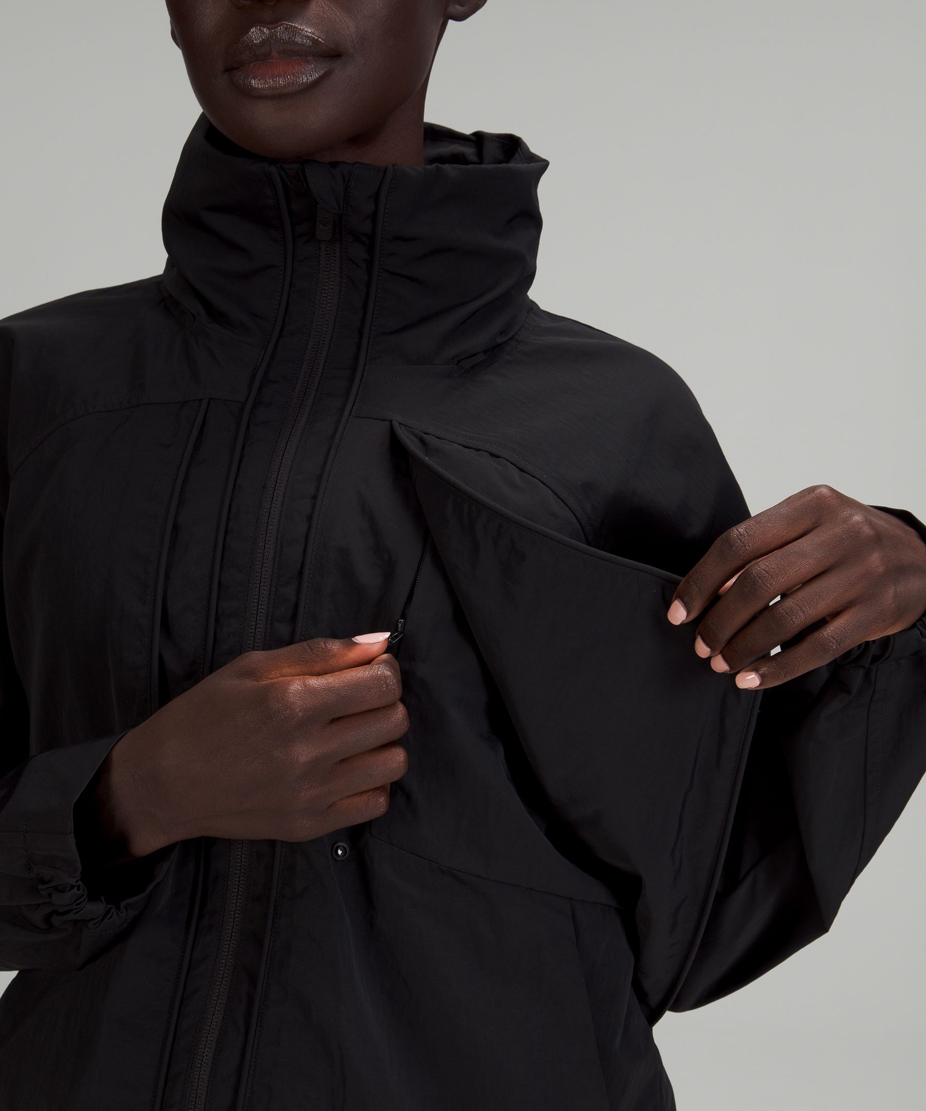 Lululemon Jakke Dame Svarte | 79042-HZJO