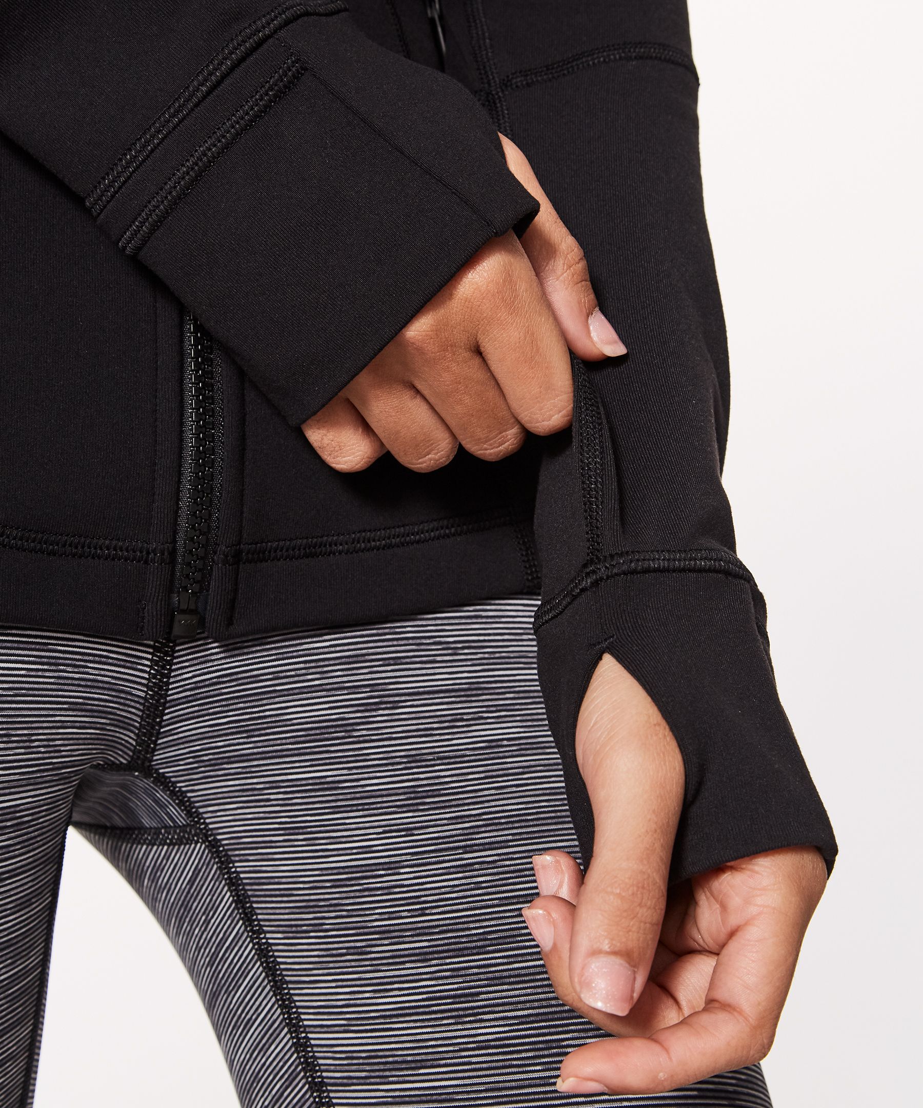 Lululemon Jakke Dame Svarte | 81054-QNOL