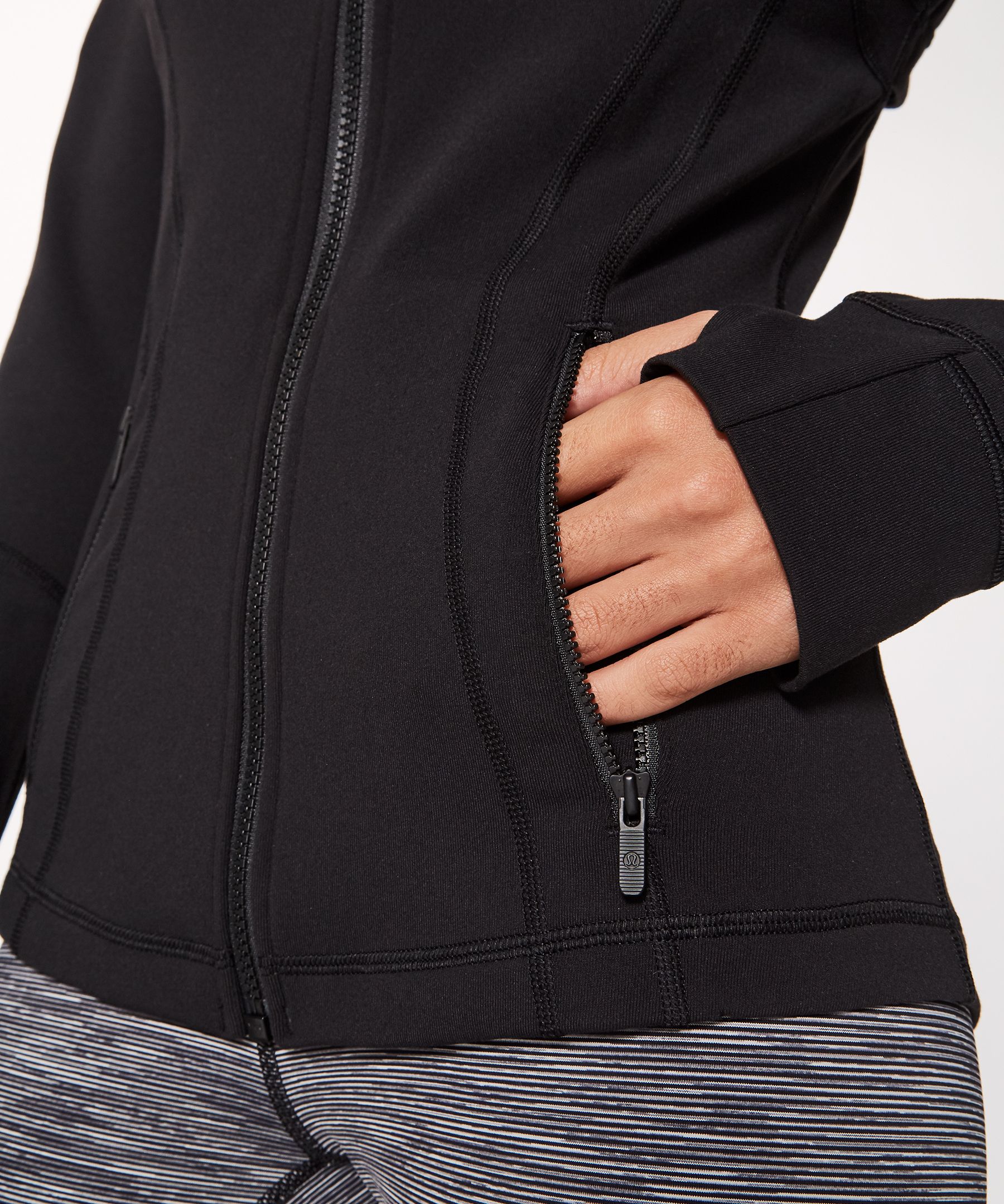 Lululemon Jakke Dame Svarte | 81054-QNOL