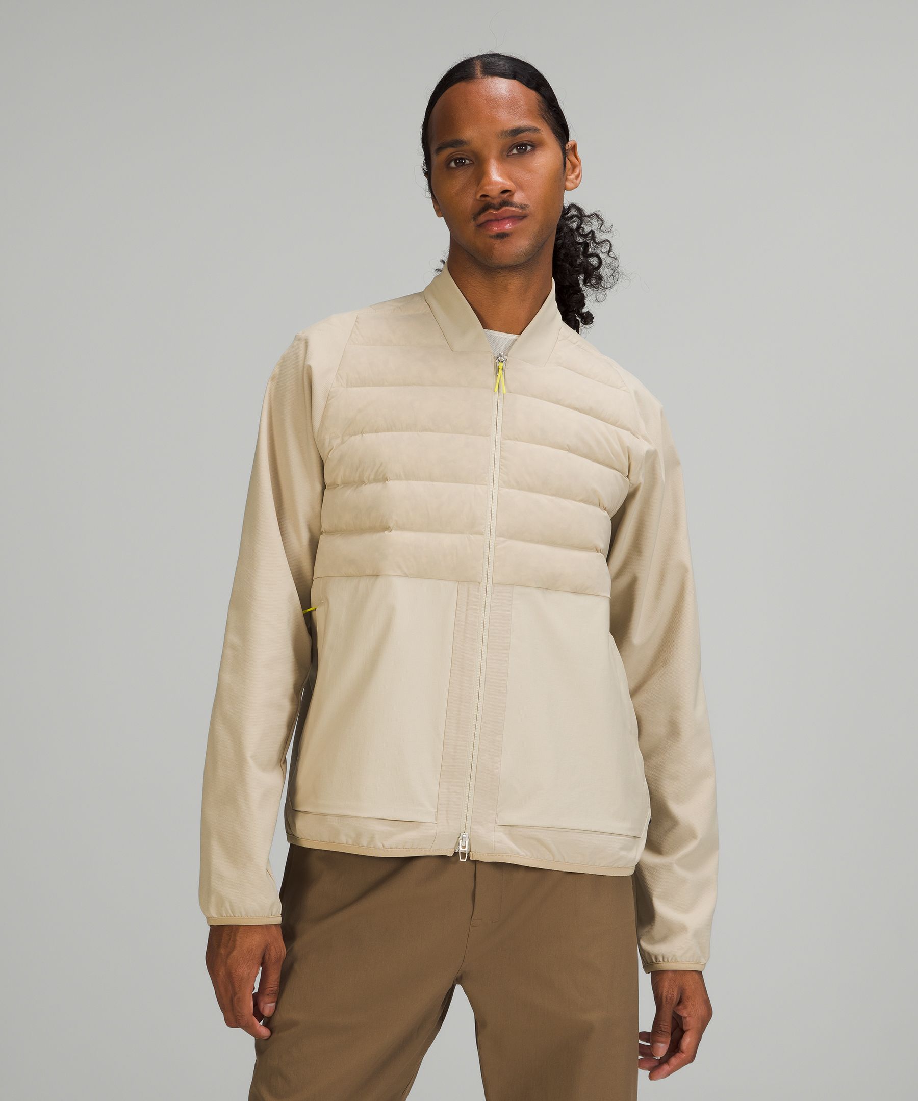 Lululemon Jakke Herre Beige | 40798-SMJO