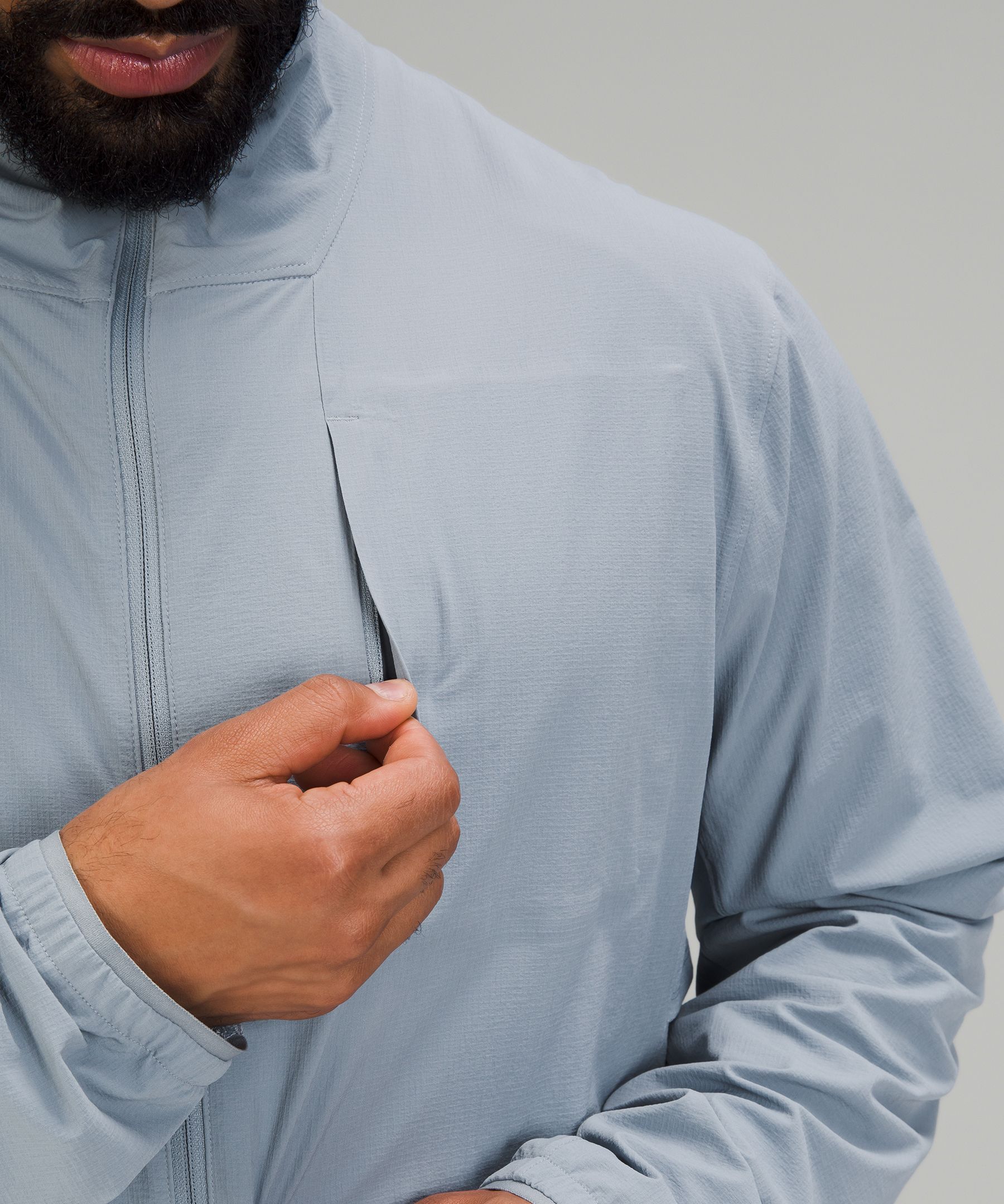 Lululemon Jakke Herre Blå | 43621-NLTS