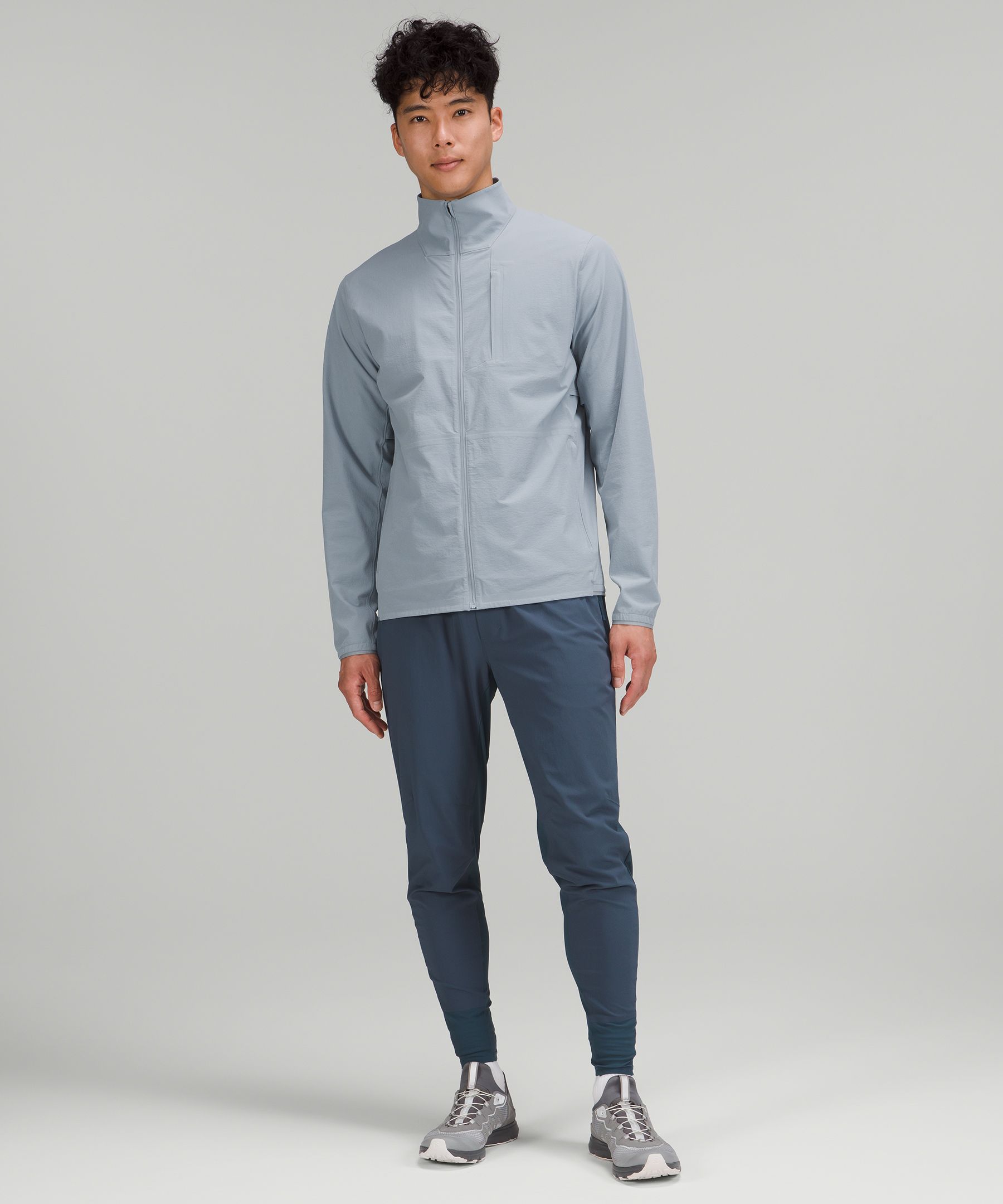 Lululemon Jakke Herre Blå | 67250-BPFT