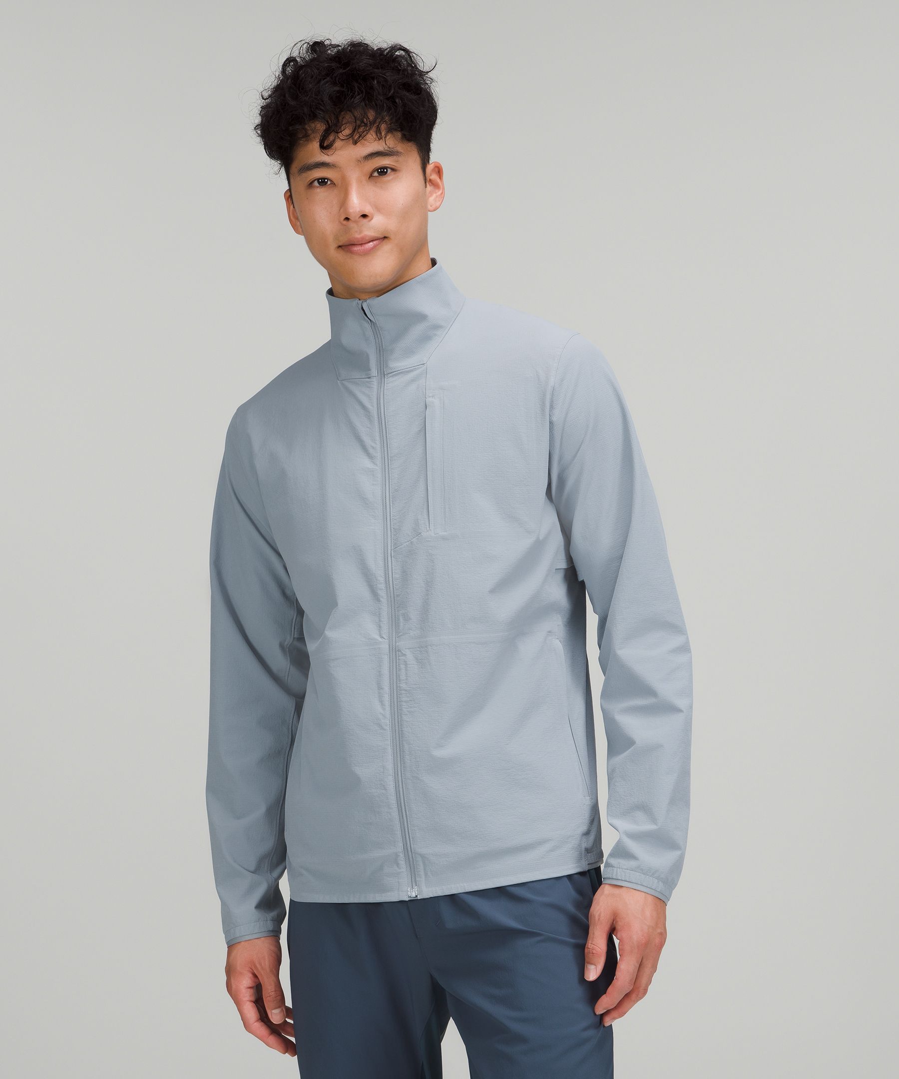 Lululemon Jakke Herre Blå | 67250-BPFT