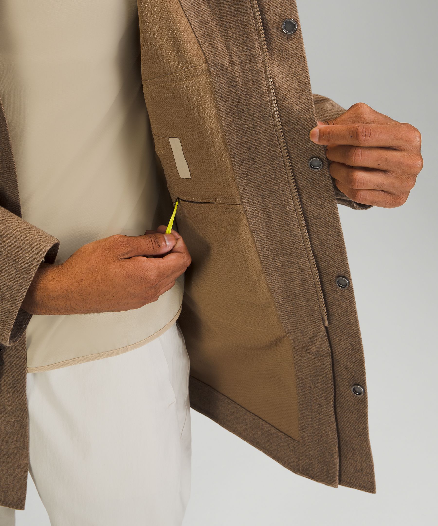 Lululemon Jakke Herre Brune | 78502-WCIB