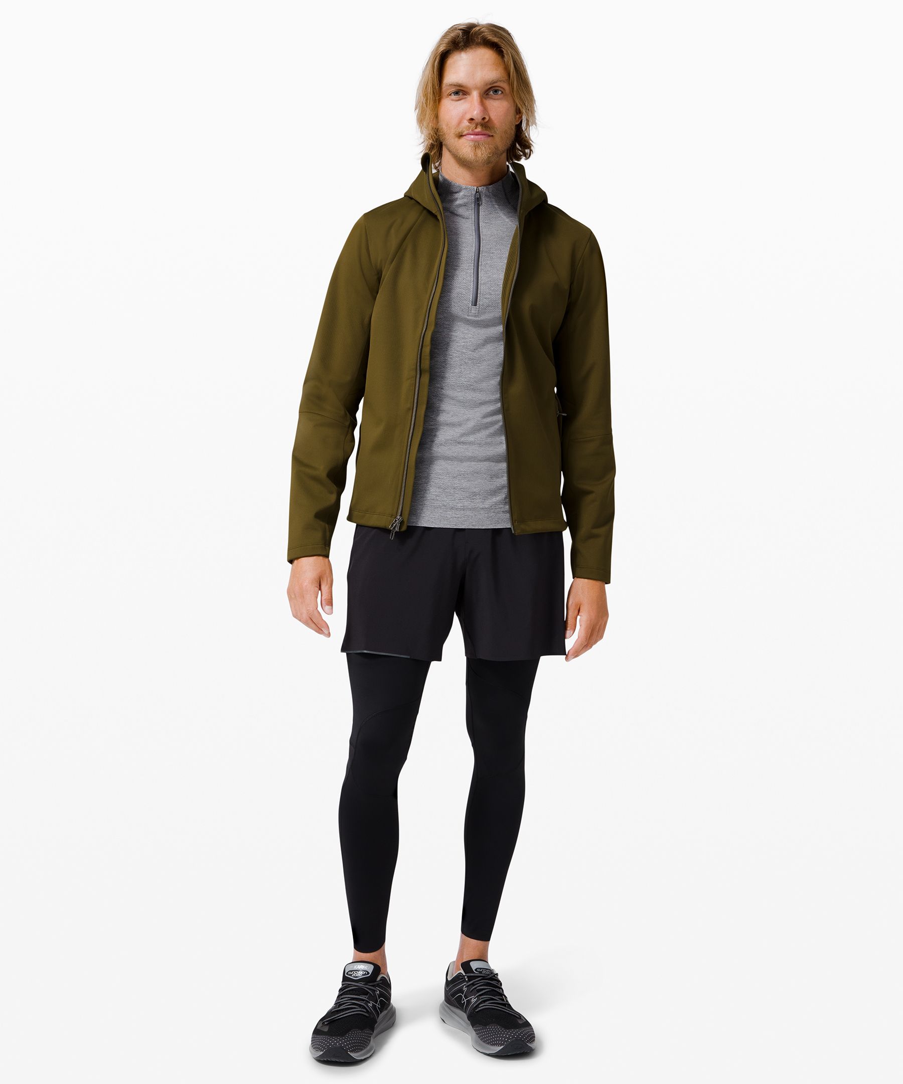 Lululemon Jakke Herre Grønn | 80734-FHUC