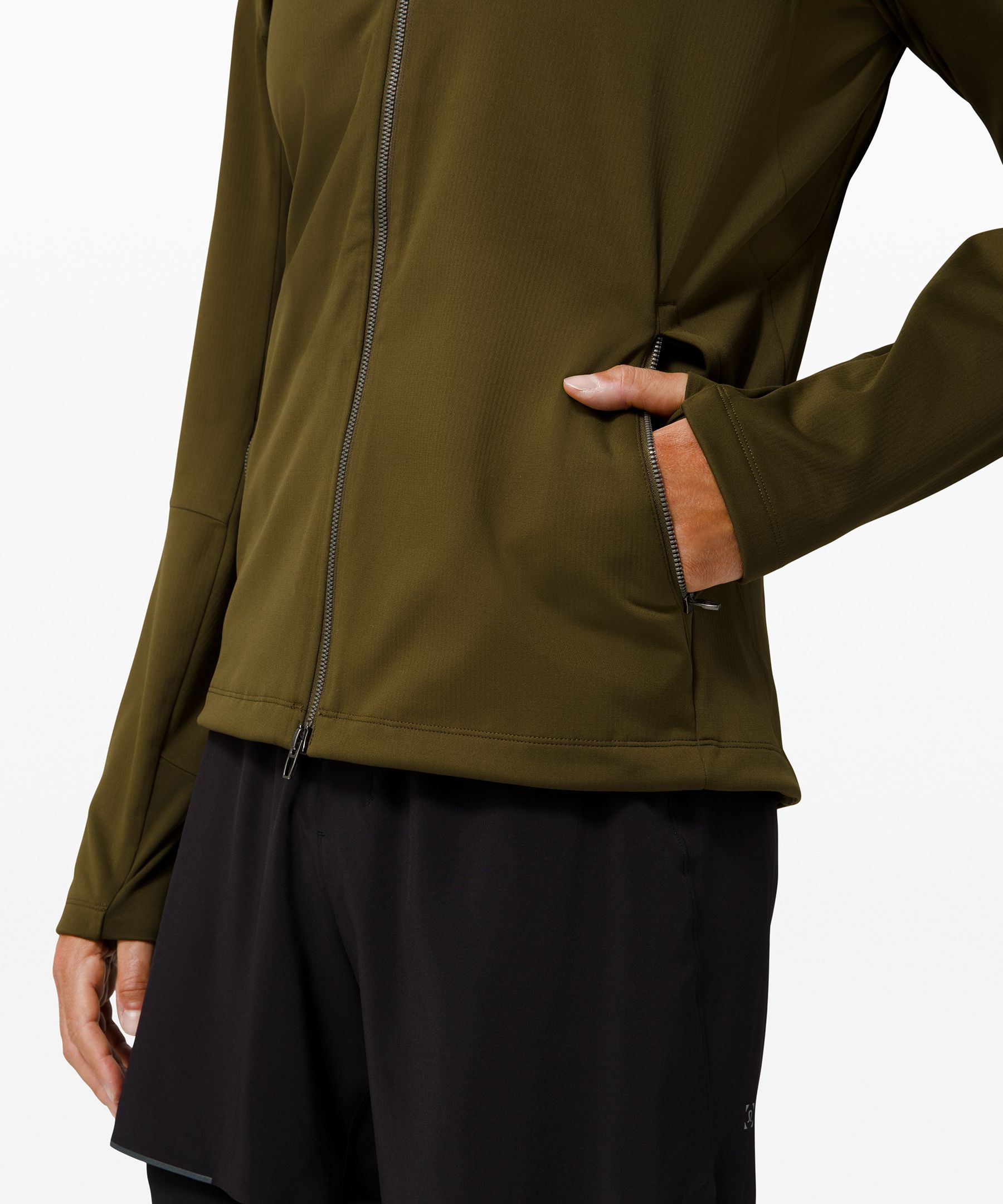 Lululemon Jakke Herre Grønn | 80734-FHUC