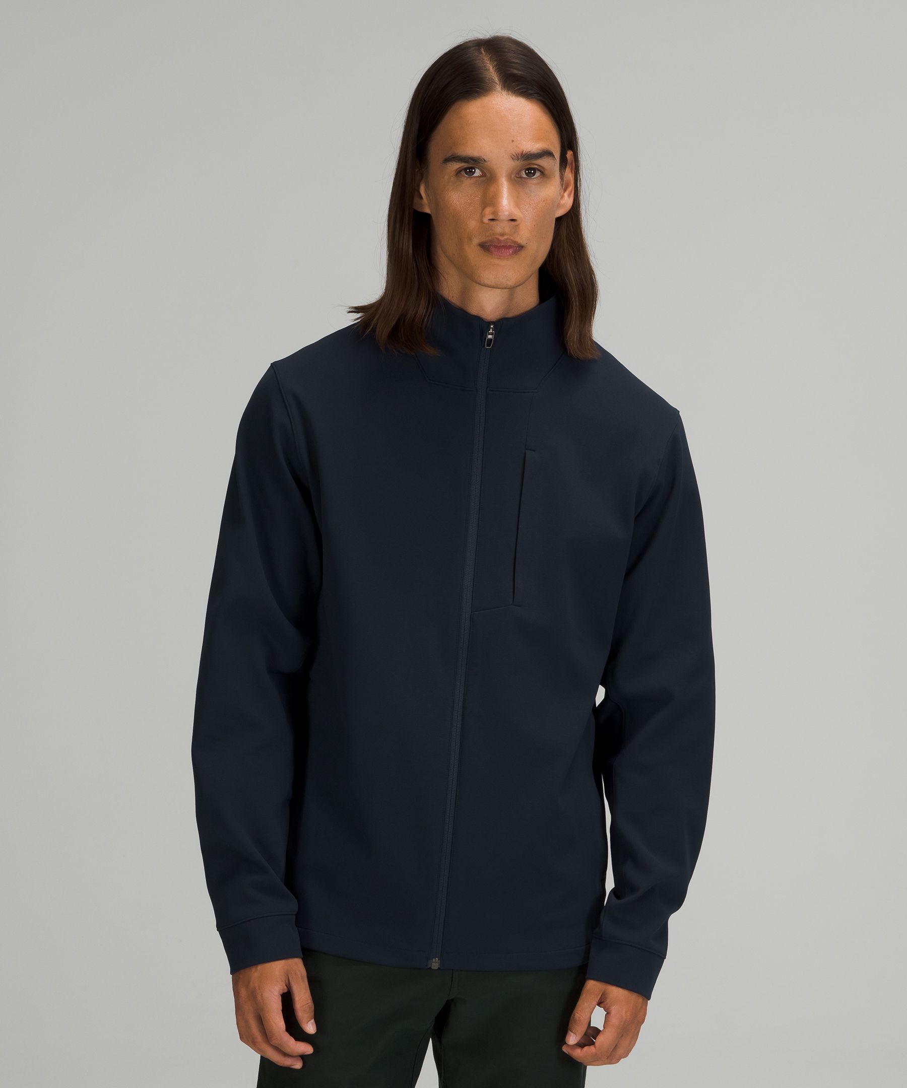Lululemon Jakke Herre Marineblå | 74092-CUHK