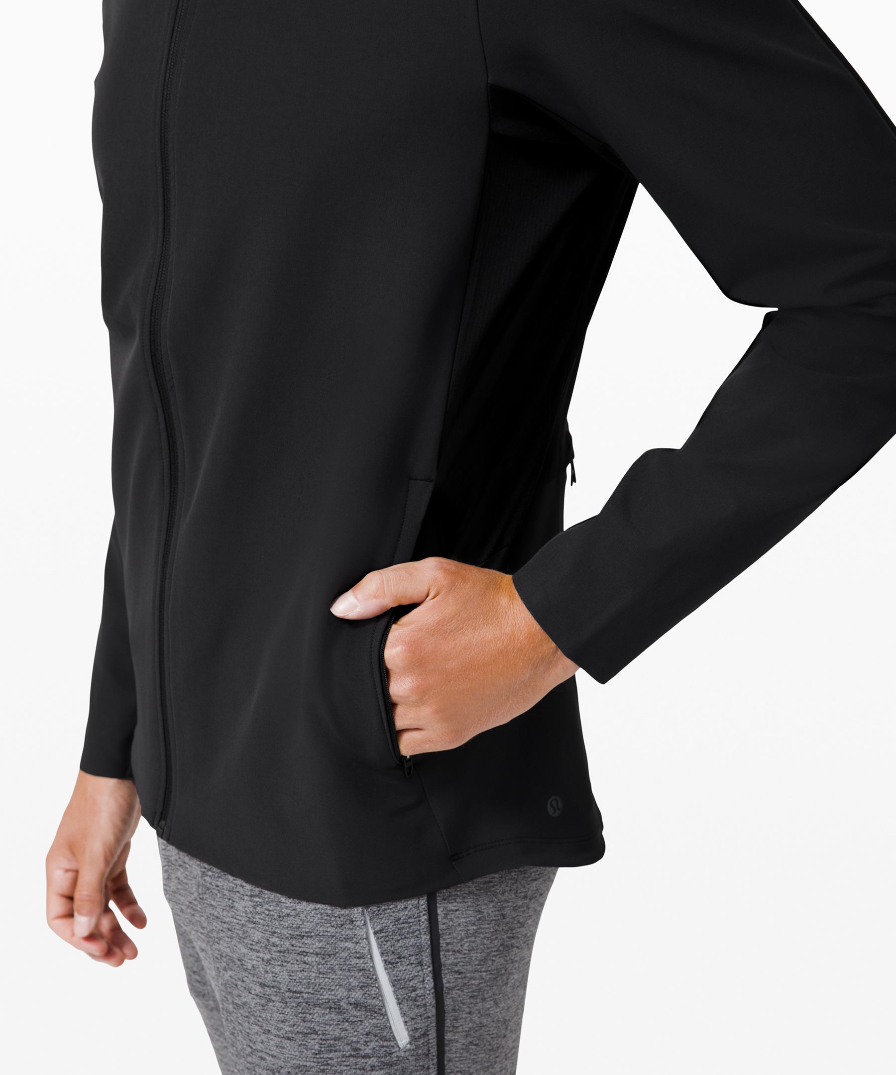 Lululemon Jakke Herre Svarte | 42517-BZDW