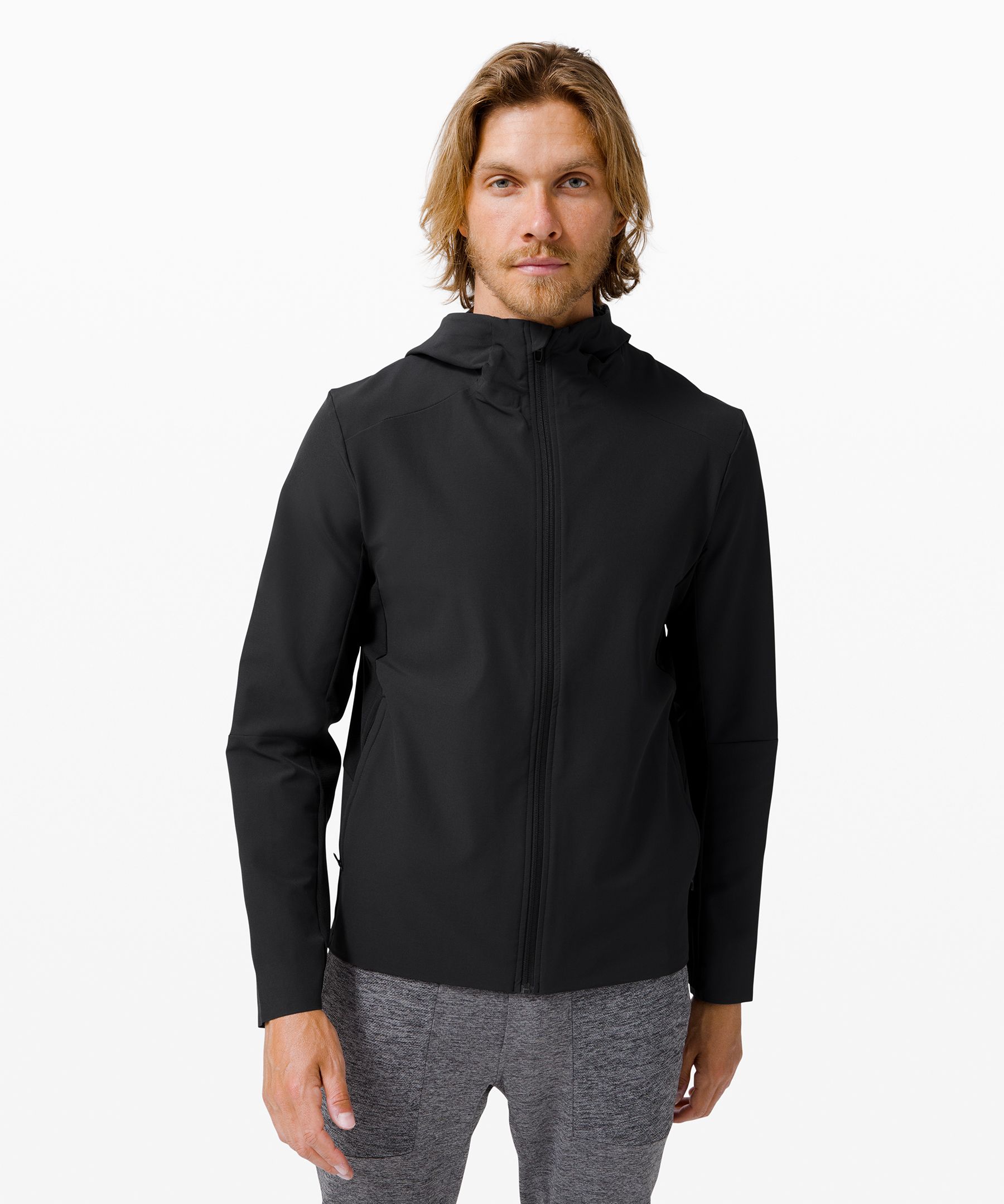 Lululemon Jakke Herre Svarte | 42517-BZDW