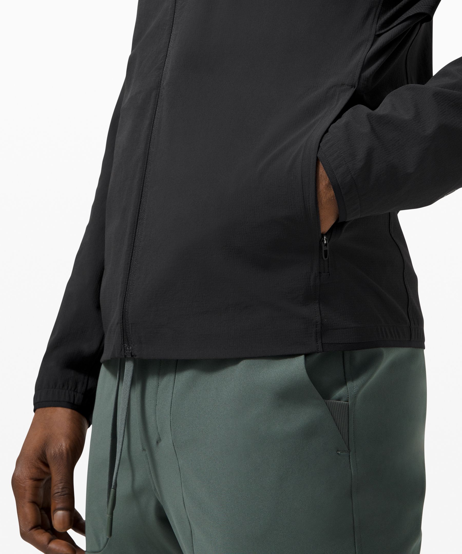 Lululemon Jakke Herre Svarte | 78325-OYUD