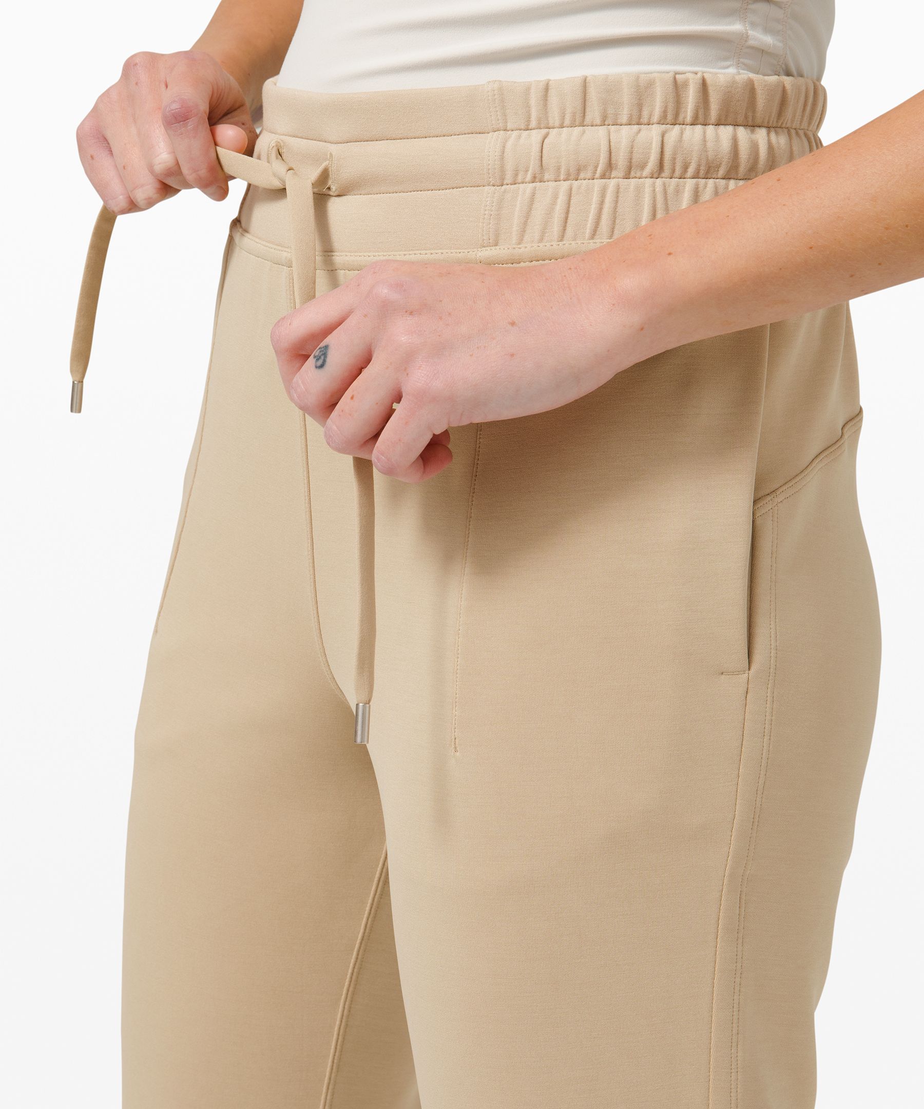Lululemon Joggebukser Dame Beige | 18603-HRJU